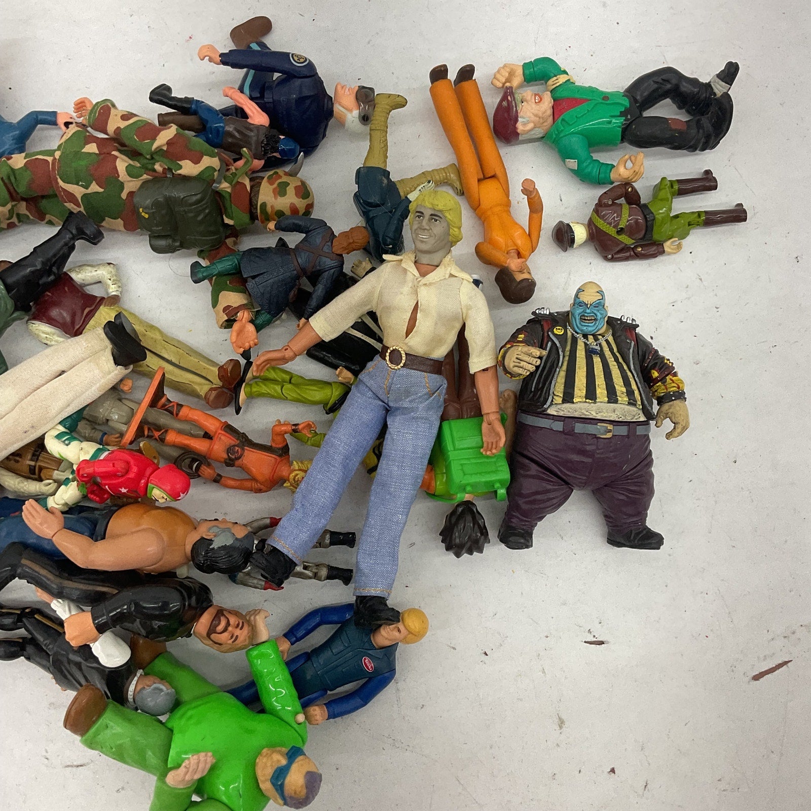 Vintage Mixed Loose Action Figures Toys LOT Preowned DC Marvel Spawn Others - Warehouse Toys