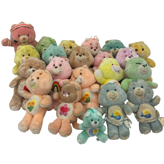 Vintage Mixed LOT 15 lbs Care Bears Character Plush Dolls Stuffed Animals Tender - Warehouse Toys