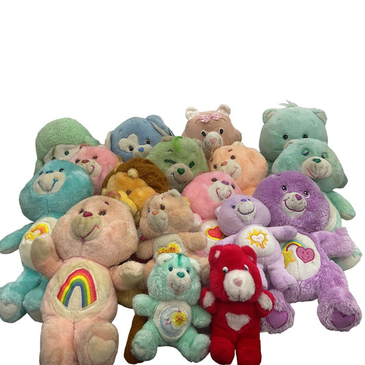 Vintage Mixed LOT Kenner Care Bears & Others Plush Dolls Cousins Braveheart - Warehouse Toys