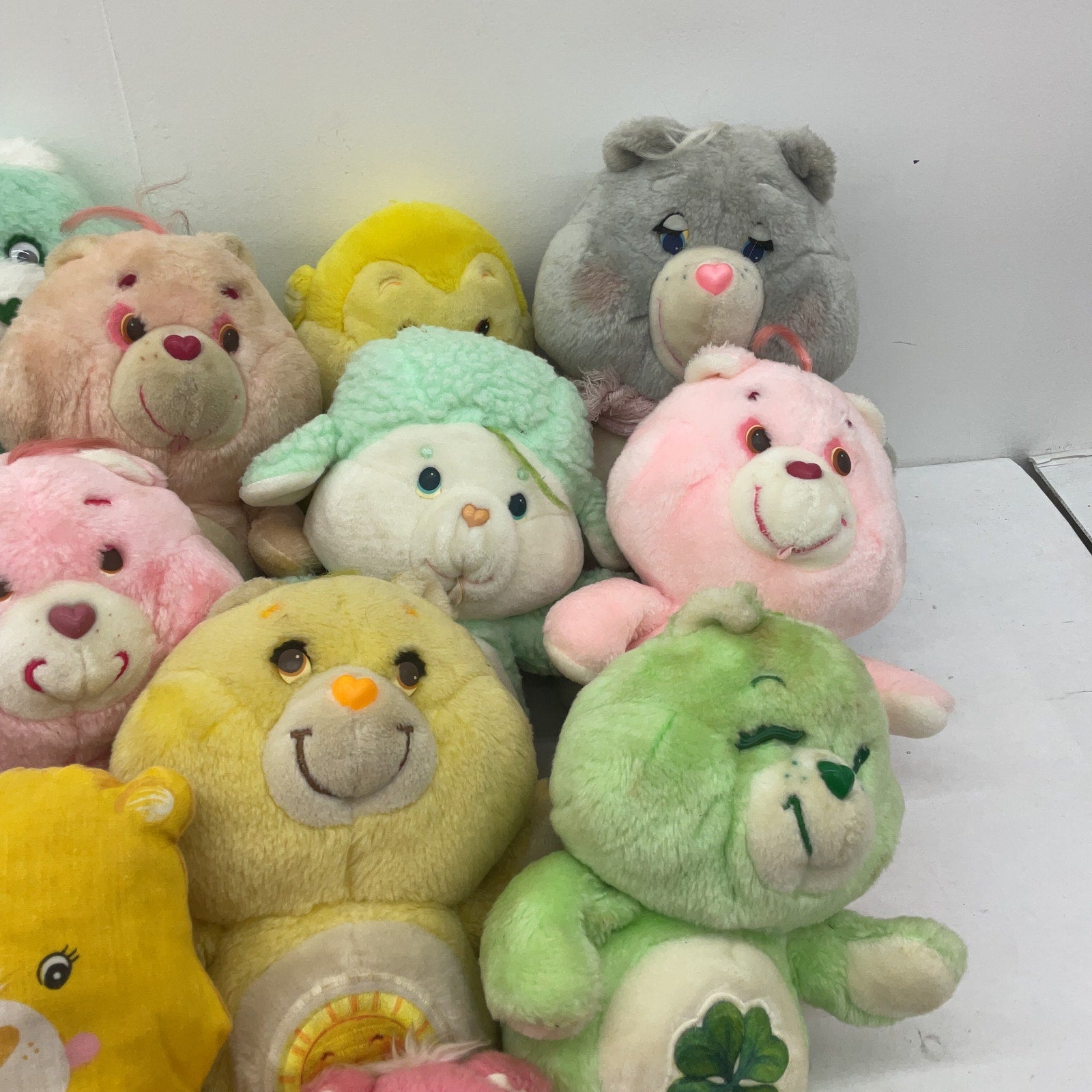 Vintage Mixed LOT12 lbs Care Bears Plush Dolls Stuffed Animals Grumpy Cousins - Warehouse Toys