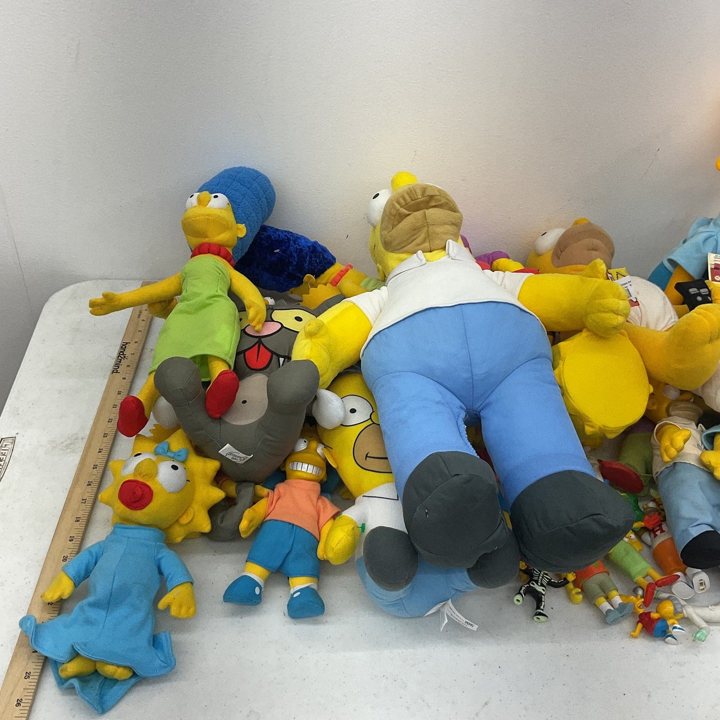 Vintage & Modern LOT 11 lbs The Simpsons Preowned Stuffed Toys Homer Marge Bart - Warehouse Toys