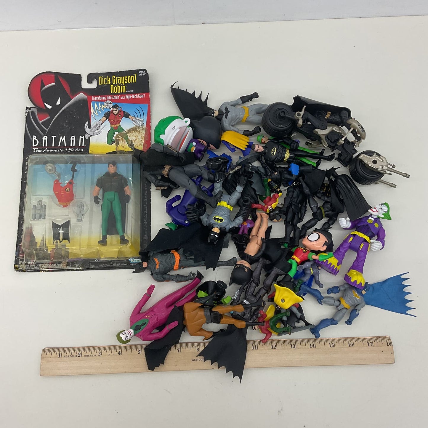 Vintage Modern LOT DC Comics Batman Robin Villains Joker Action Figures Toys - Warehouse Toys