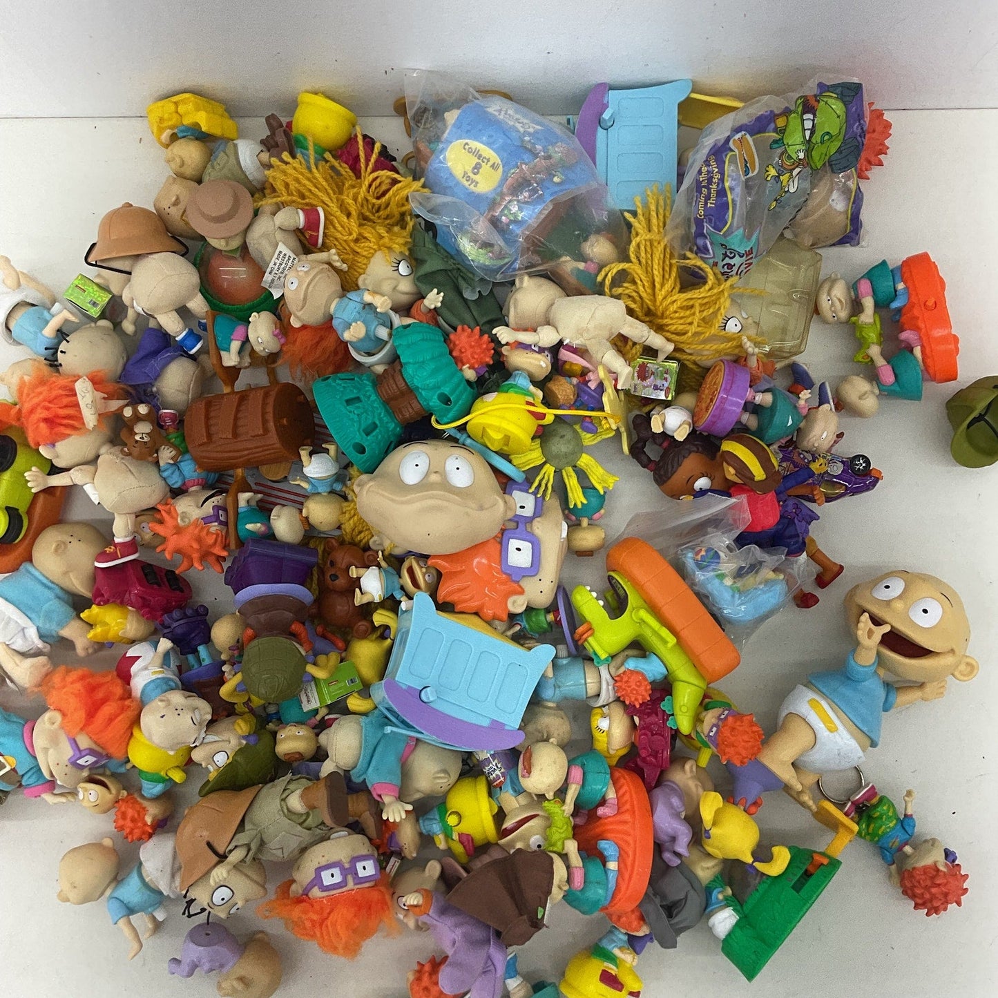 Vintage & Modern LOT Nick Toons Rugrats Tommy Chuckie Reptar Toy Figures 7 lbs - Warehouse Toys