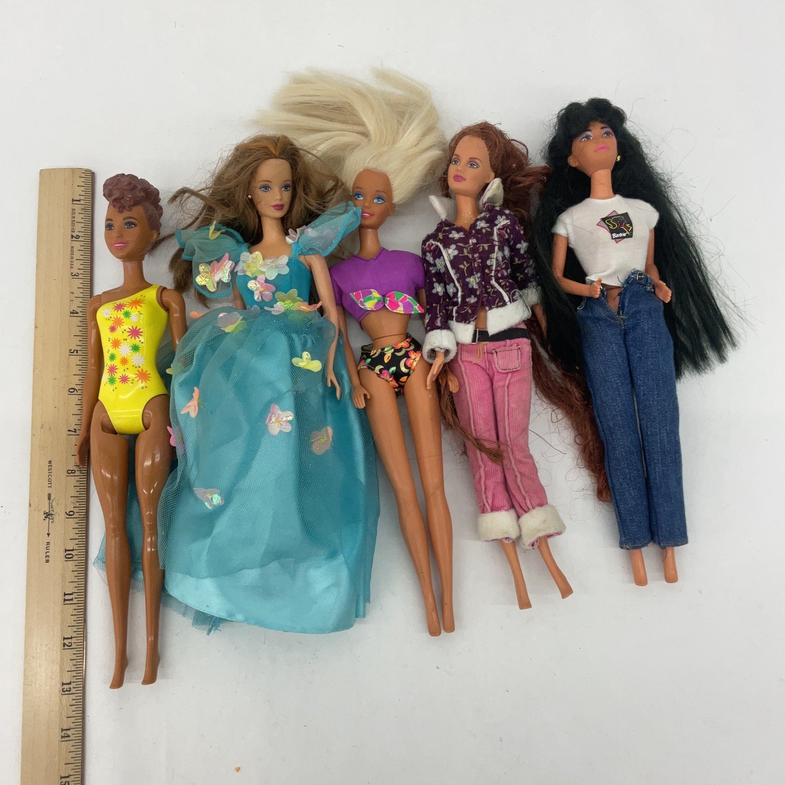 Vintage & Modern LOT Preowned Loose Barbie Mattel & Others Fashion Dolls - Warehouse Toys