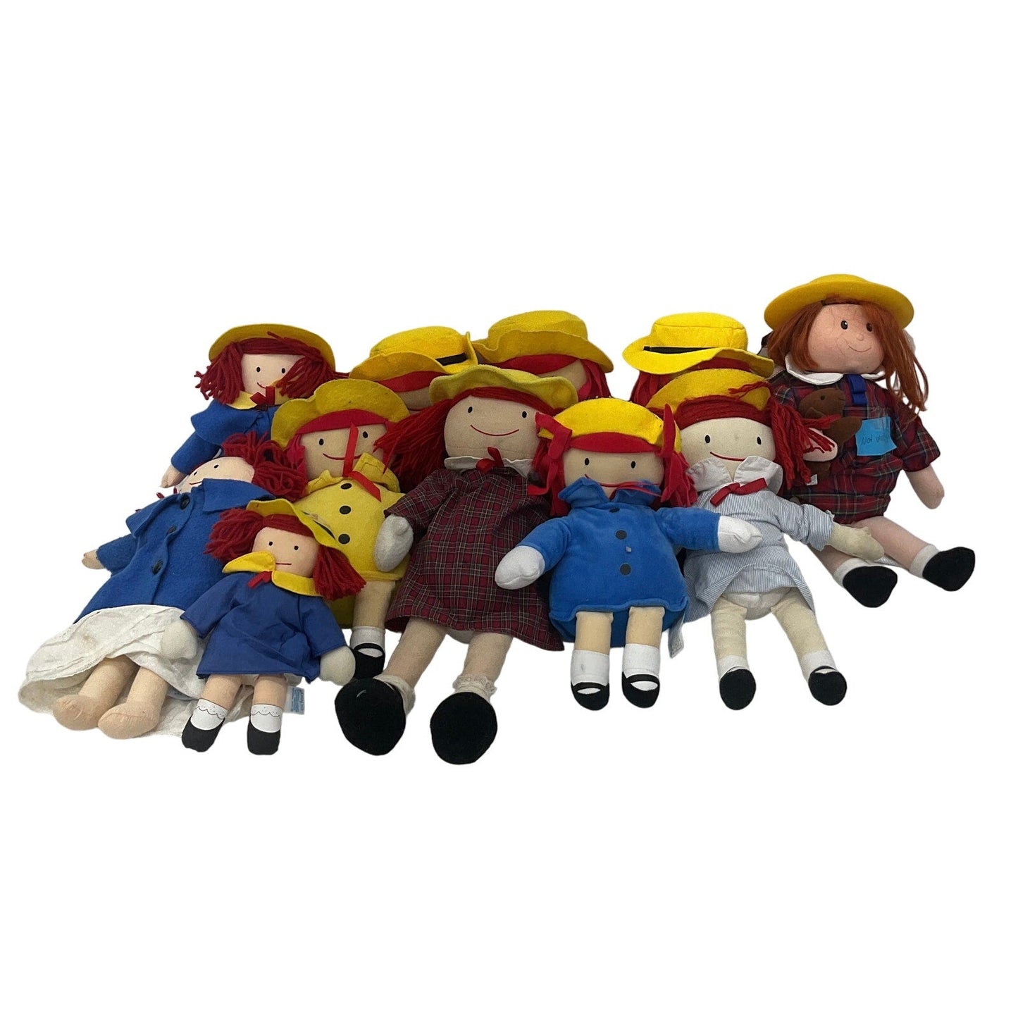 Vintage & Modern Madeleine School Girl Eden & Others Plush Play Dolls Mixed LOT - Warehouse Toys