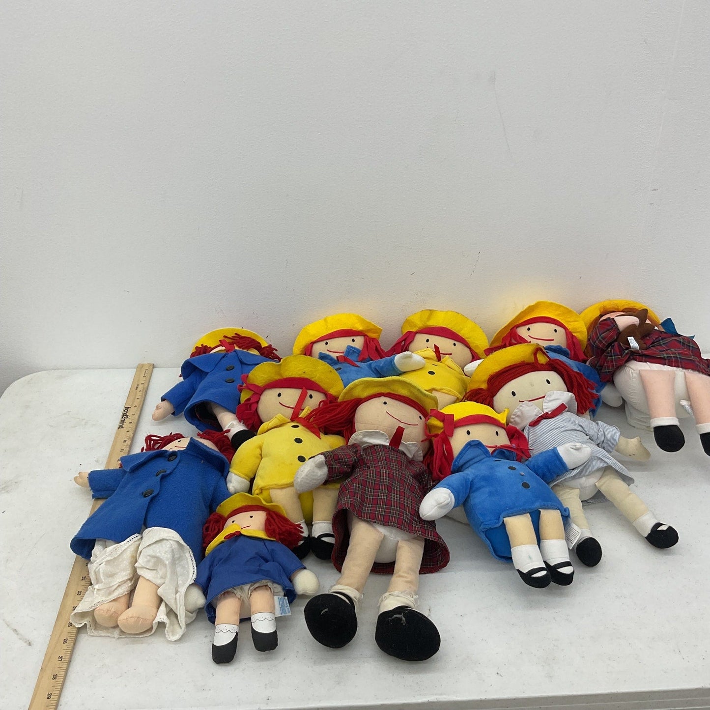 Vintage & Modern Madeleine School Girl Eden & Others Plush Play Dolls Mixed LOT - Warehouse Toys