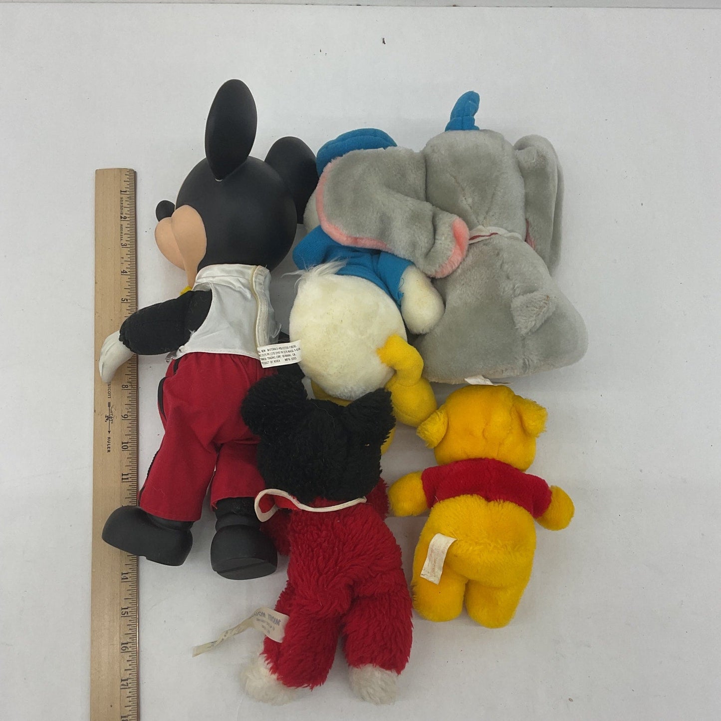 Vintage & Modern MIX Classic Disney Characters Mickey Mouse Donald Duck Plush - Warehouse Toys