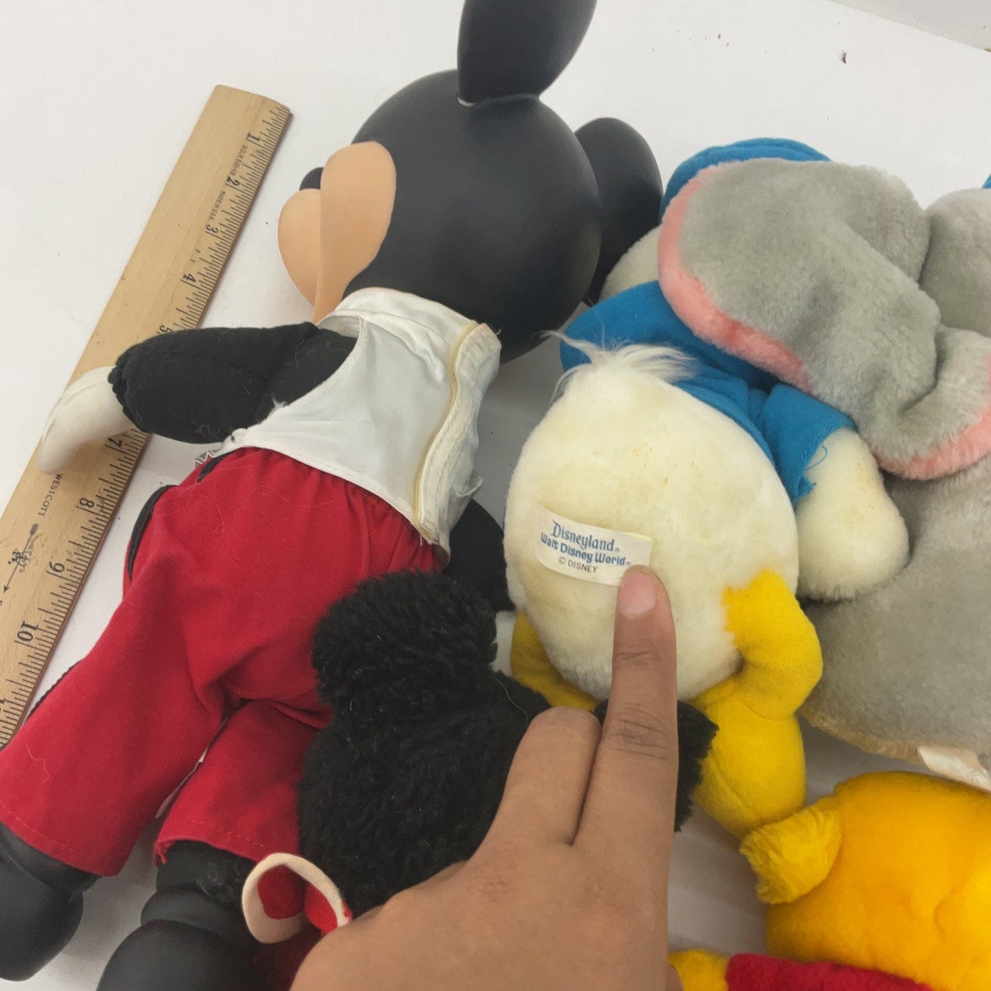 Vintage & Modern MIX Classic Disney Characters Mickey Mouse Donald Duck Plush - Warehouse Toys