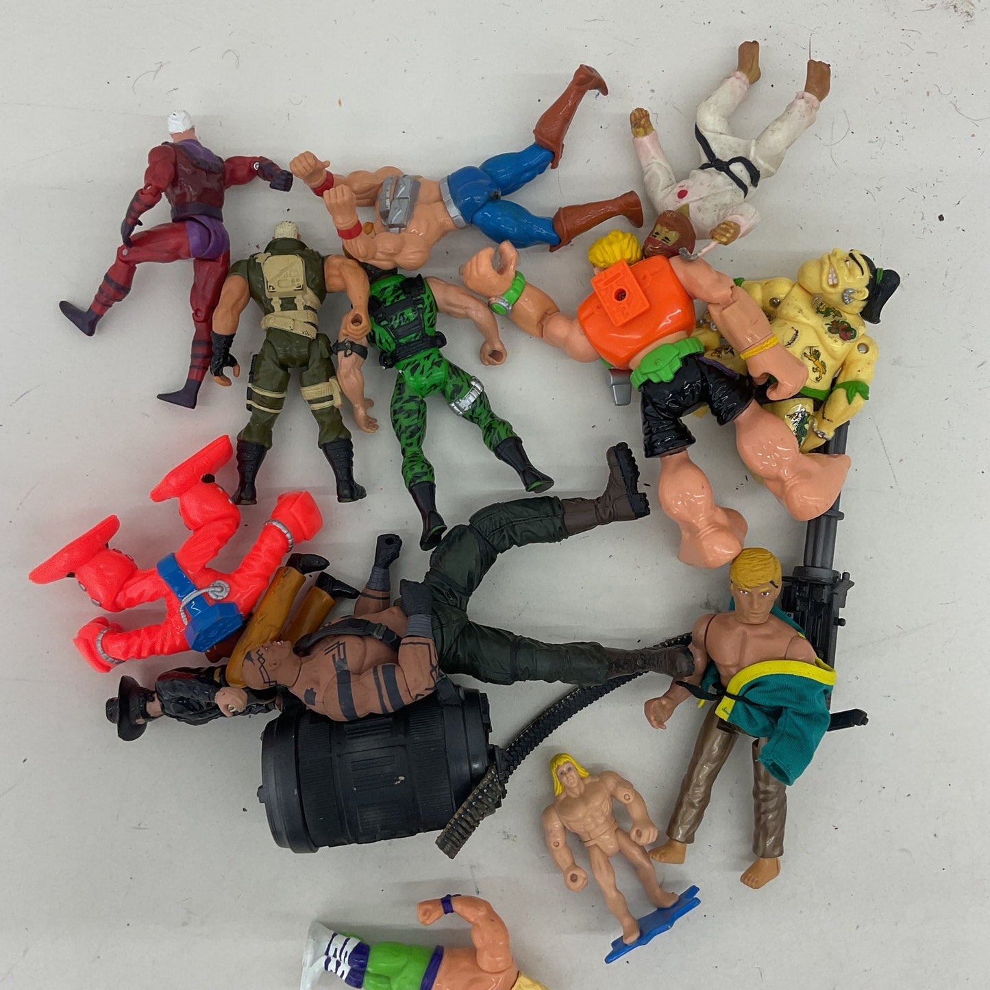 Vintage & Modern Mixed Loose Action Figures MOTU Wrestling & Others Preowned - Warehouse Toys