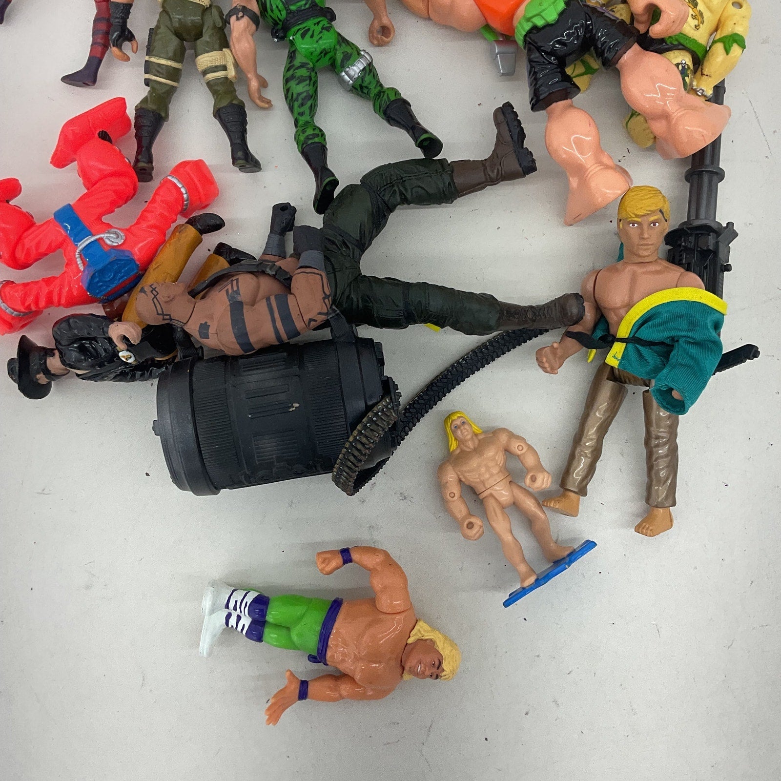 Vintage & Modern Mixed Loose Action Figures MOTU Wrestling & Others Preowned - Warehouse Toys