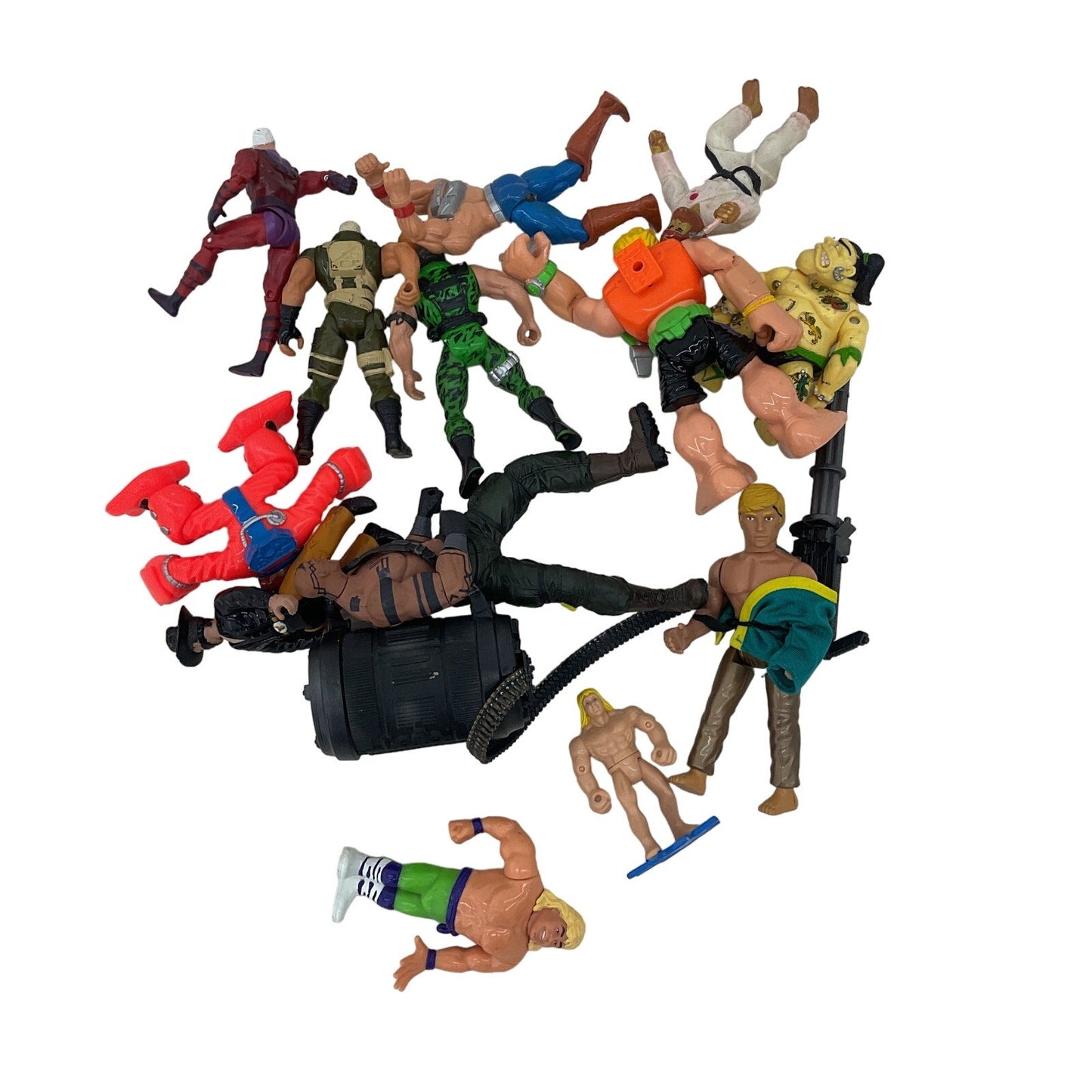 Vintage & Modern Mixed Loose Action Figures MOTU Wrestling & Others Preowned - Warehouse Toys