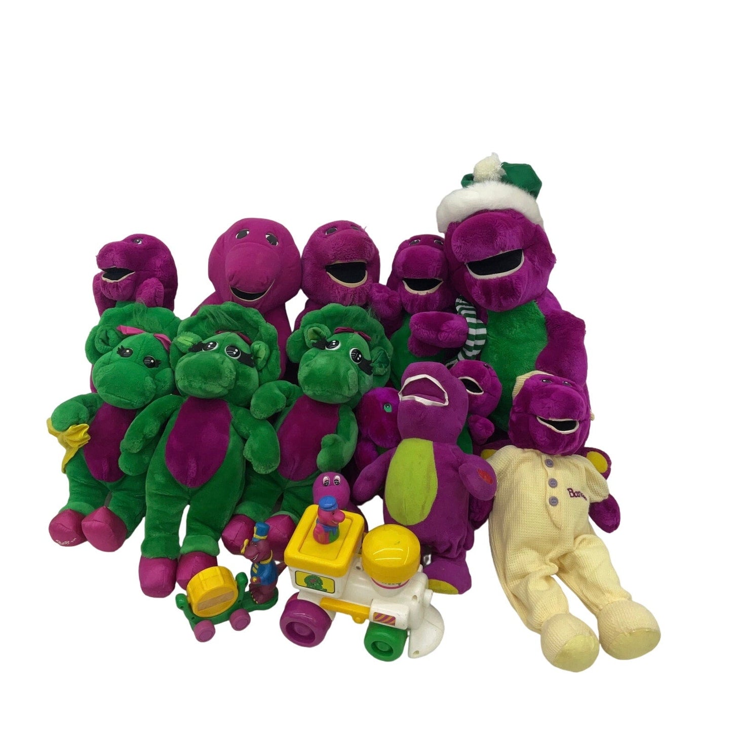 Vintage & Modern Mixed LOT 12 lbs Barney & Friends Purple Dinosaur Stuffed Plush - Warehouse Toys