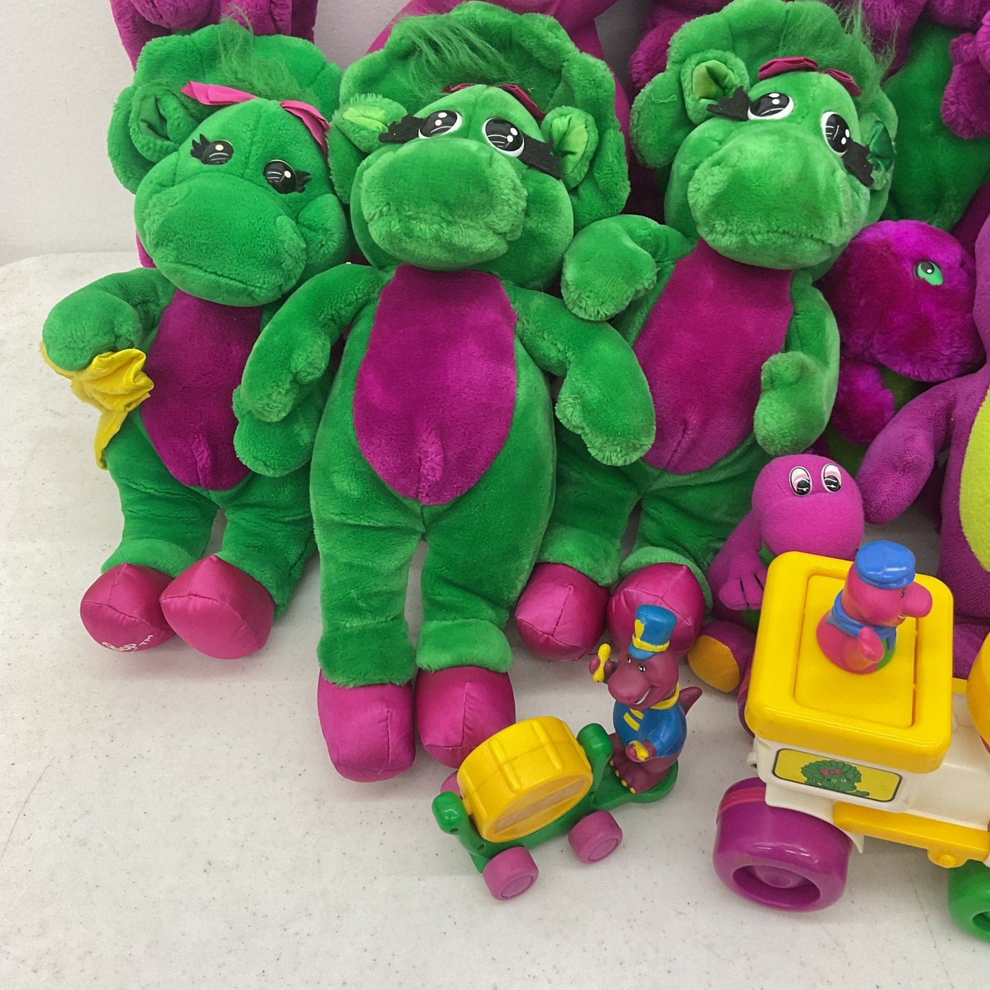 Vintage & Modern Mixed LOT 12 lbs Barney & Friends Purple Dinosaur Stuffed Plush - Warehouse Toys