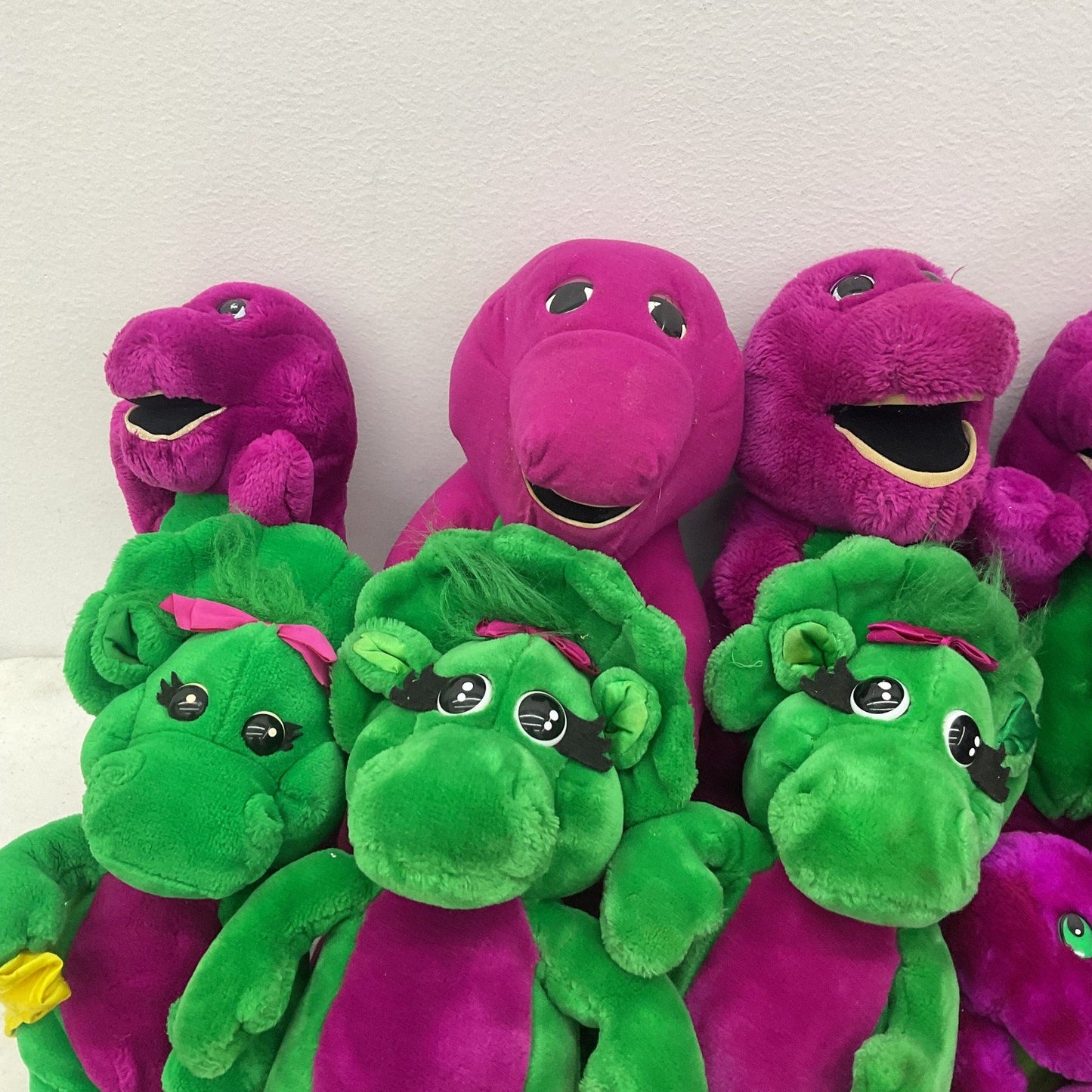 Vintage & Modern Mixed LOT 12 lbs Barney & Friends Purple Dinosaur Stuffed Plush - Warehouse Toys