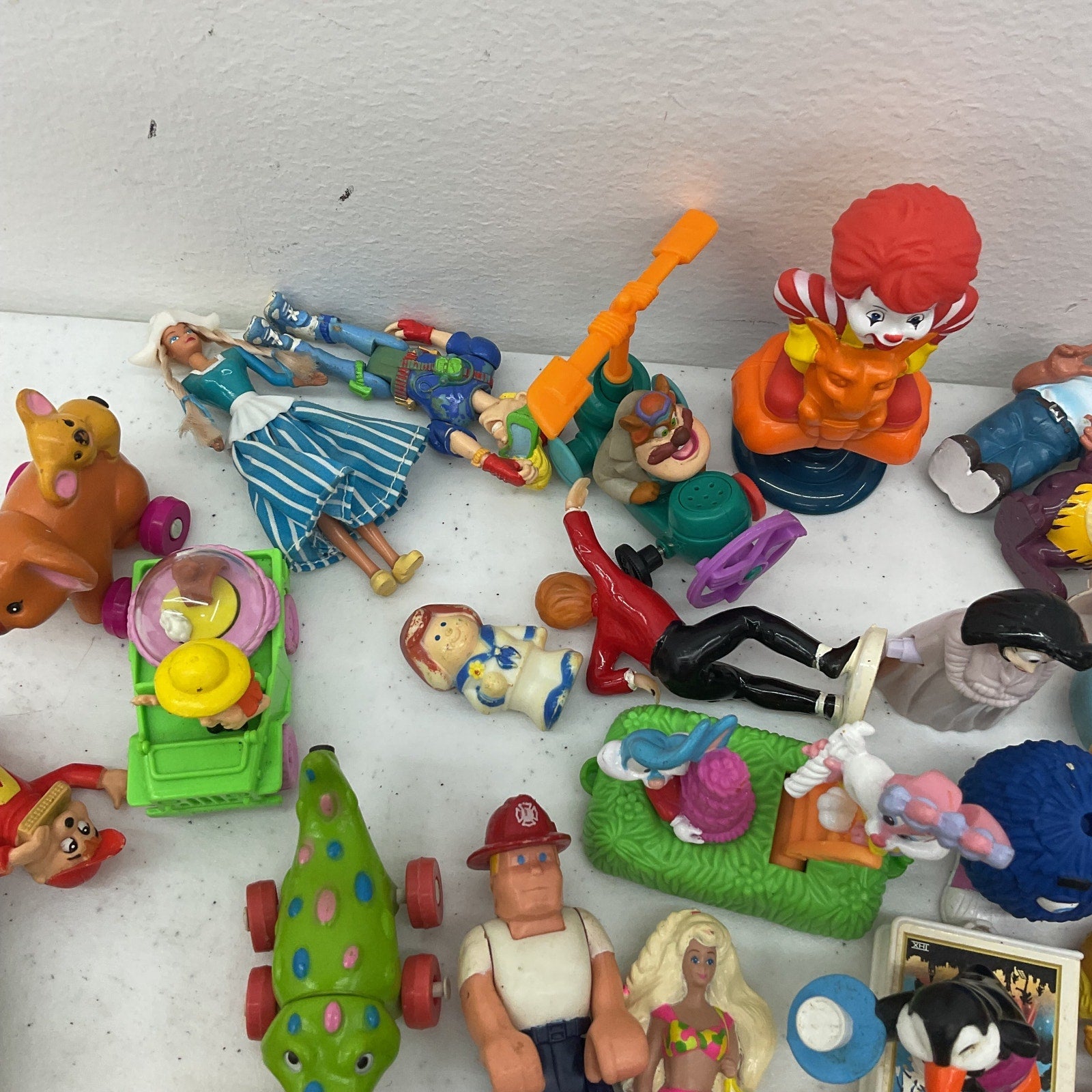 Vintage & Modern Mixed McDonalds & Others Happy Meal Mini Toy Figures Preowned - Warehouse Toys