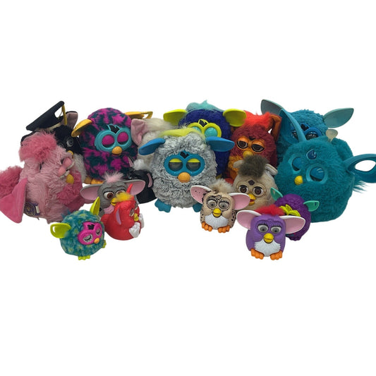 Vintage & Modern Preowned LOT Furby Furbies Interactive Toys Figures Mini Plush - Warehouse Toys