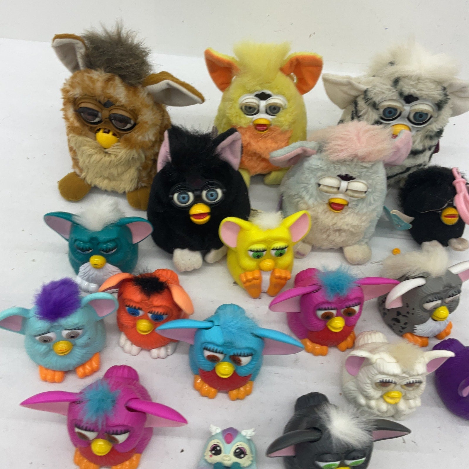 Vintage & Modern Preowned LOT Furby Furbies Interactive Toys Figures Mini Plush - Warehouse Toys