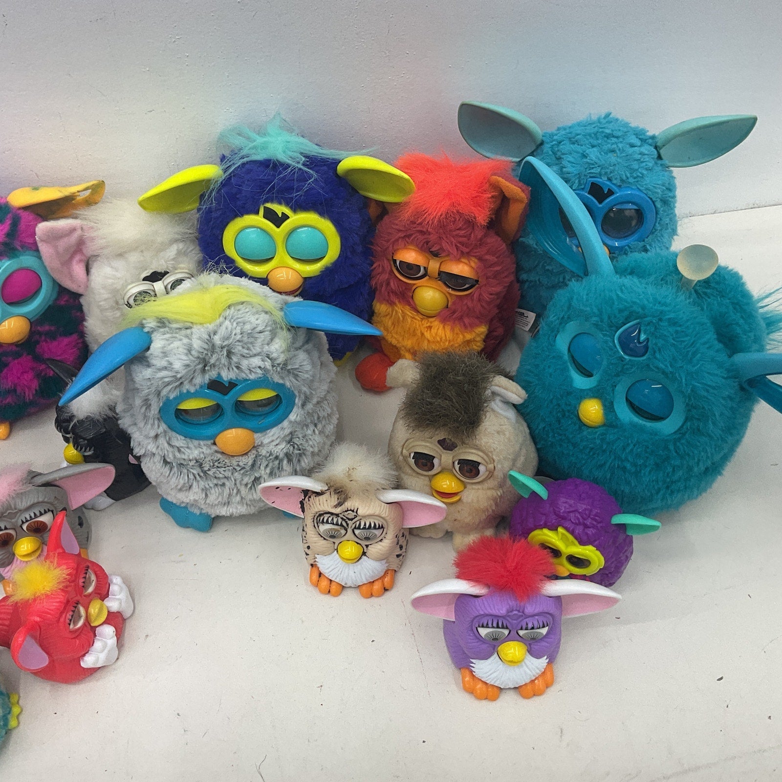 Vintage & Modern Preowned LOT Furby Furbies Interactive Toys Figures Mini Plush - Warehouse Toys