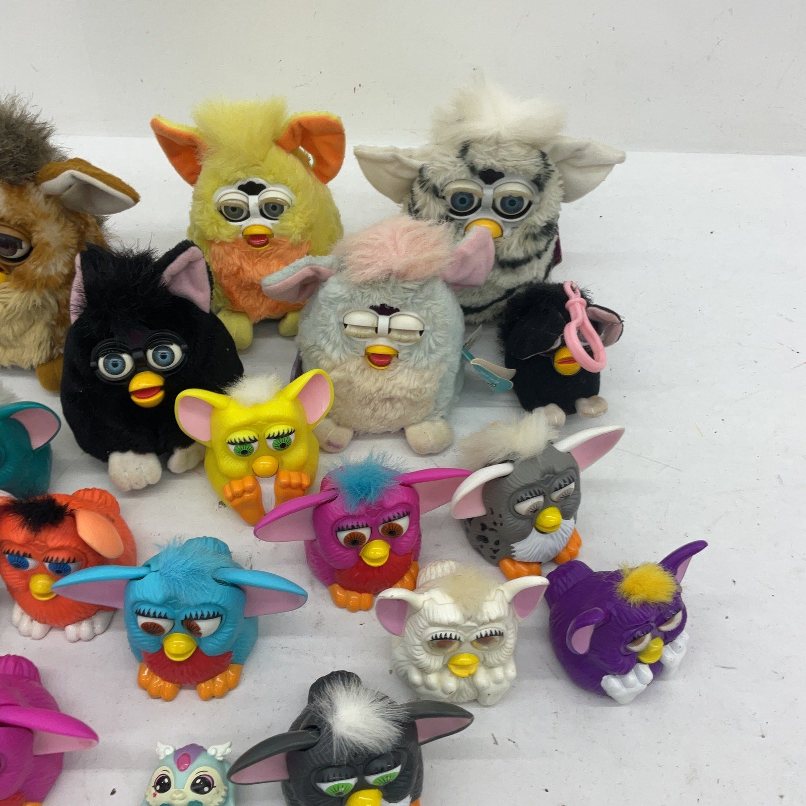 Vintage & Modern Preowned LOT Furby Furbies Interactive Toys Figures Mini Plush - Warehouse Toys