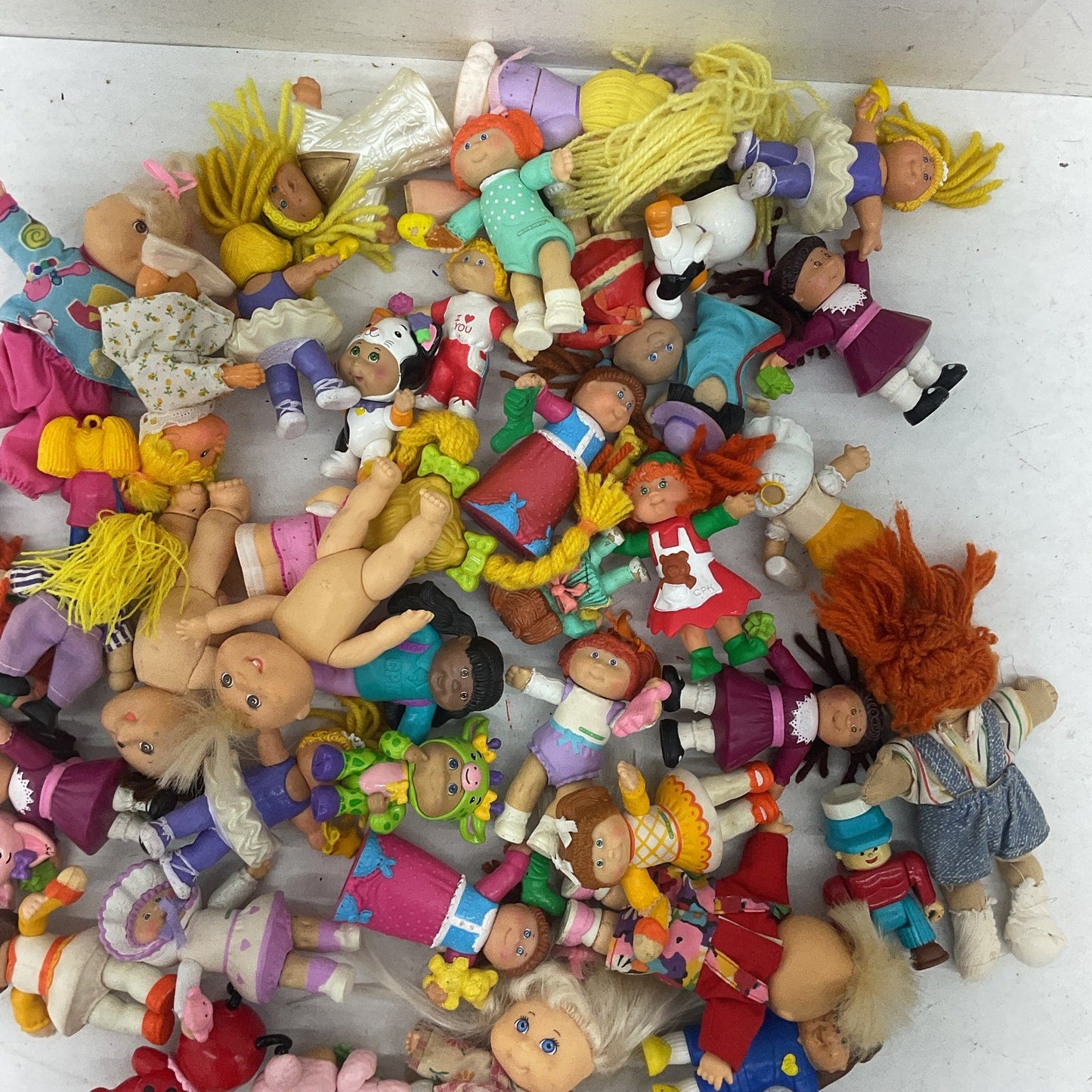 Vintage Modern Preowned Mixed LOT CPK Cabbage Patch Kids Mini Figures Toys Dolls - Warehouse Toys