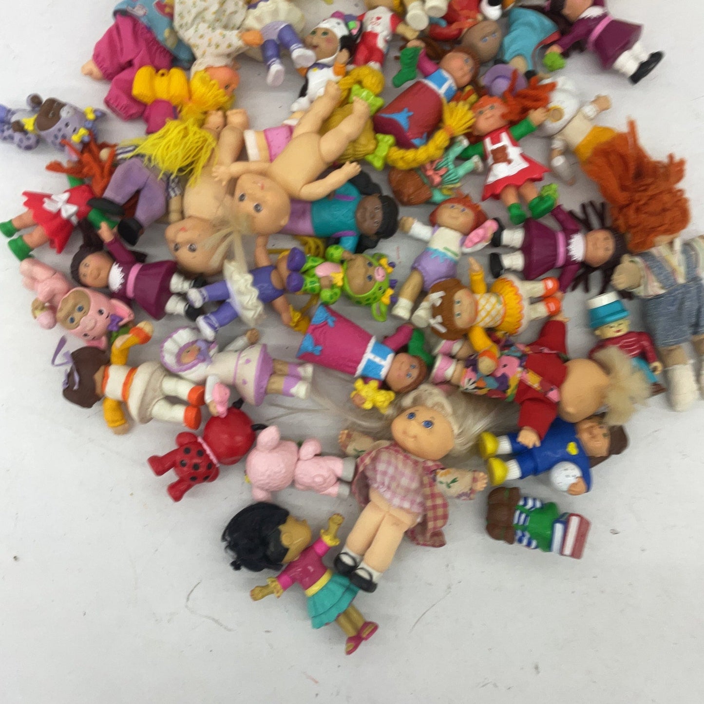 Vintage Modern Preowned Mixed LOT CPK Cabbage Patch Kids Mini Figures Toys Dolls - Warehouse Toys