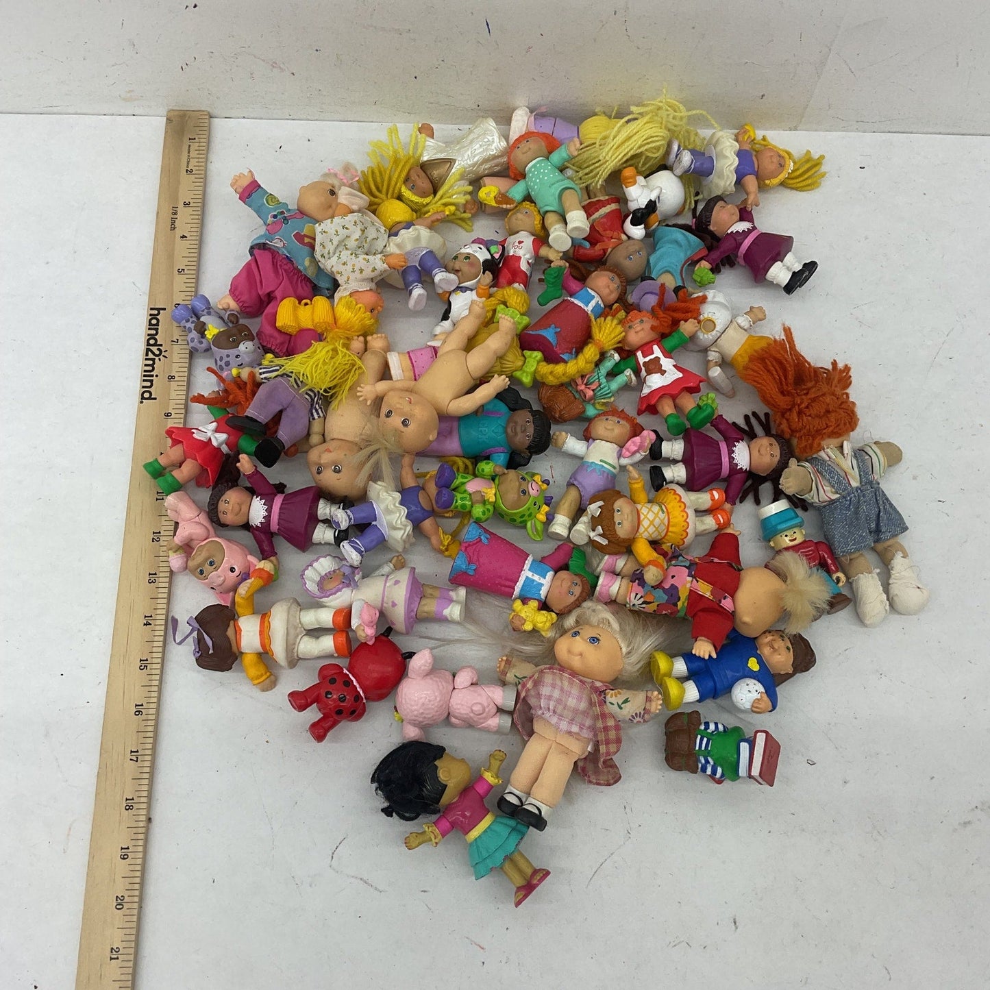 Vintage Modern Preowned Mixed LOT CPK Cabbage Patch Kids Mini Figures Toys Dolls - Warehouse Toys