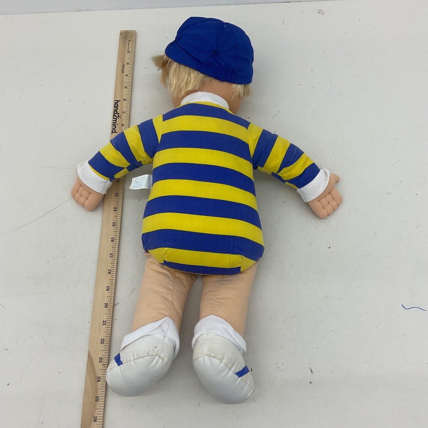 Vintage My Buddy Blonde Blue Eyes Little Boy 1980s Play Doll Plush Preowned - Warehouse Toys