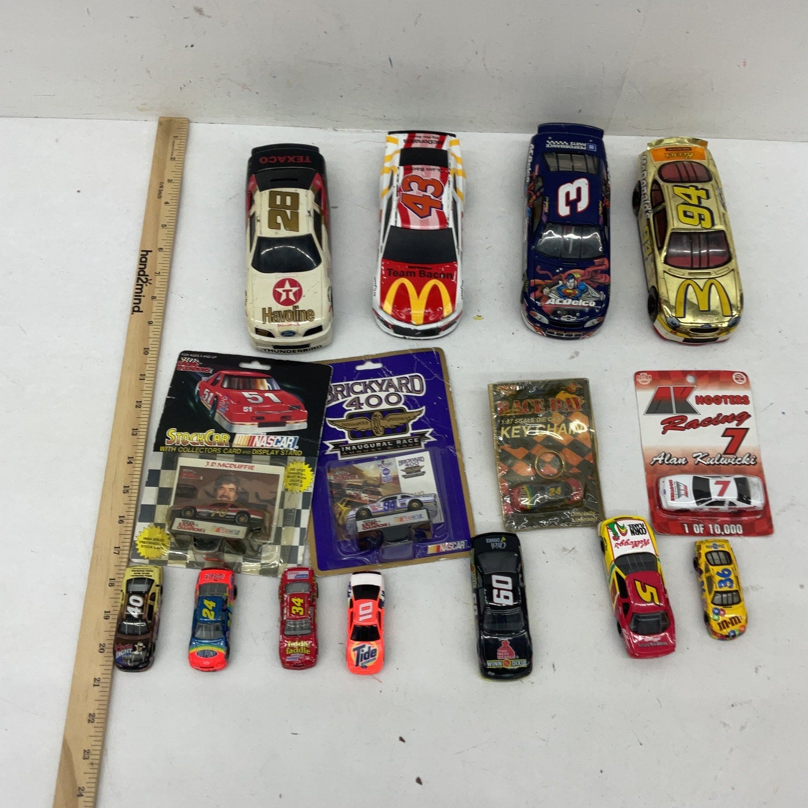 Vintage Nascar & Others Diecast Toy Race Sport Cars Vehicles LOT 6 lbs Toys Mix - Warehouse Toys