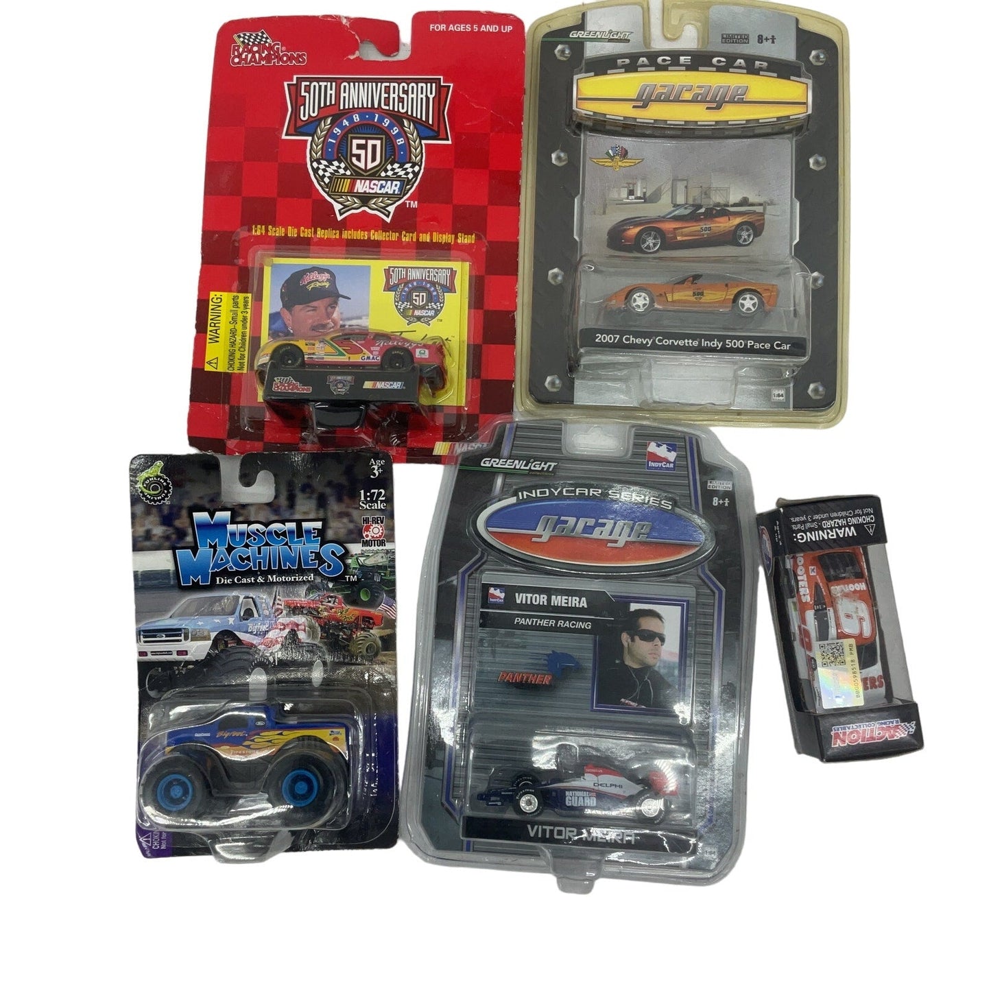 Vintage Nascar & Others Diecast Toy Race Sport Cars Vehicles LOT New Toys Mix - Warehouse Toys