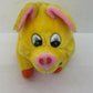 Vintage Pink & Yellow Prize Pig Stuffed Animal Plush Toy - Warehouse Toys