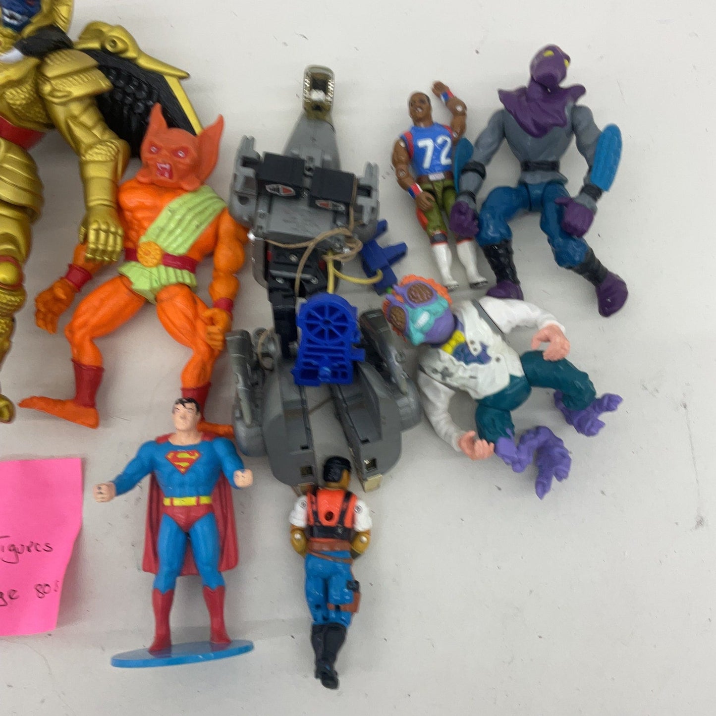 Vintage Preowned Action Figures LOT TMNT GI Joe DC & Others 80s 90s Toys Mix - Warehouse Toys