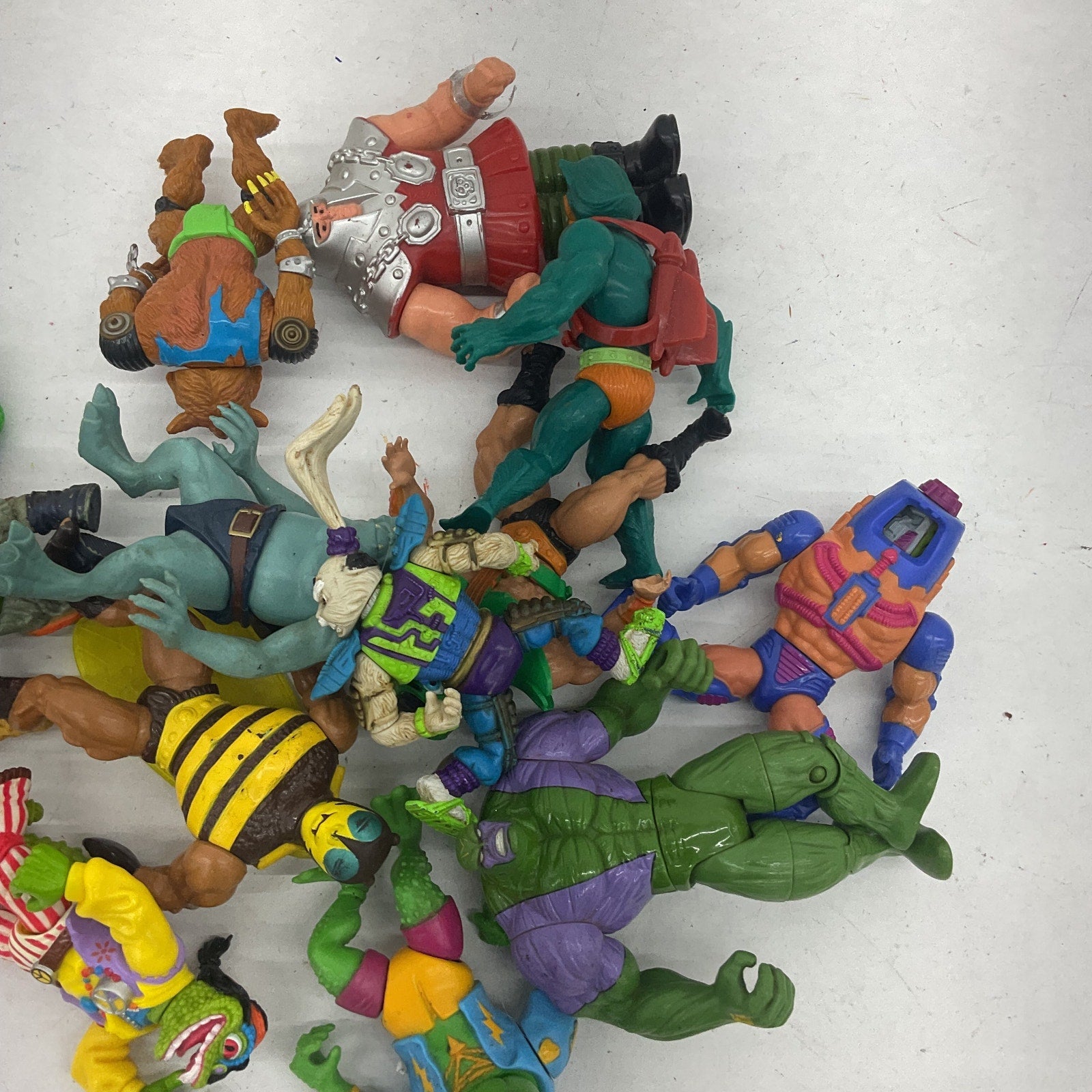 Vintage Preowned Action Figures LOT TMNT MOTU & Others 80s 90s Toys Mix He - Man - Warehouse Toys