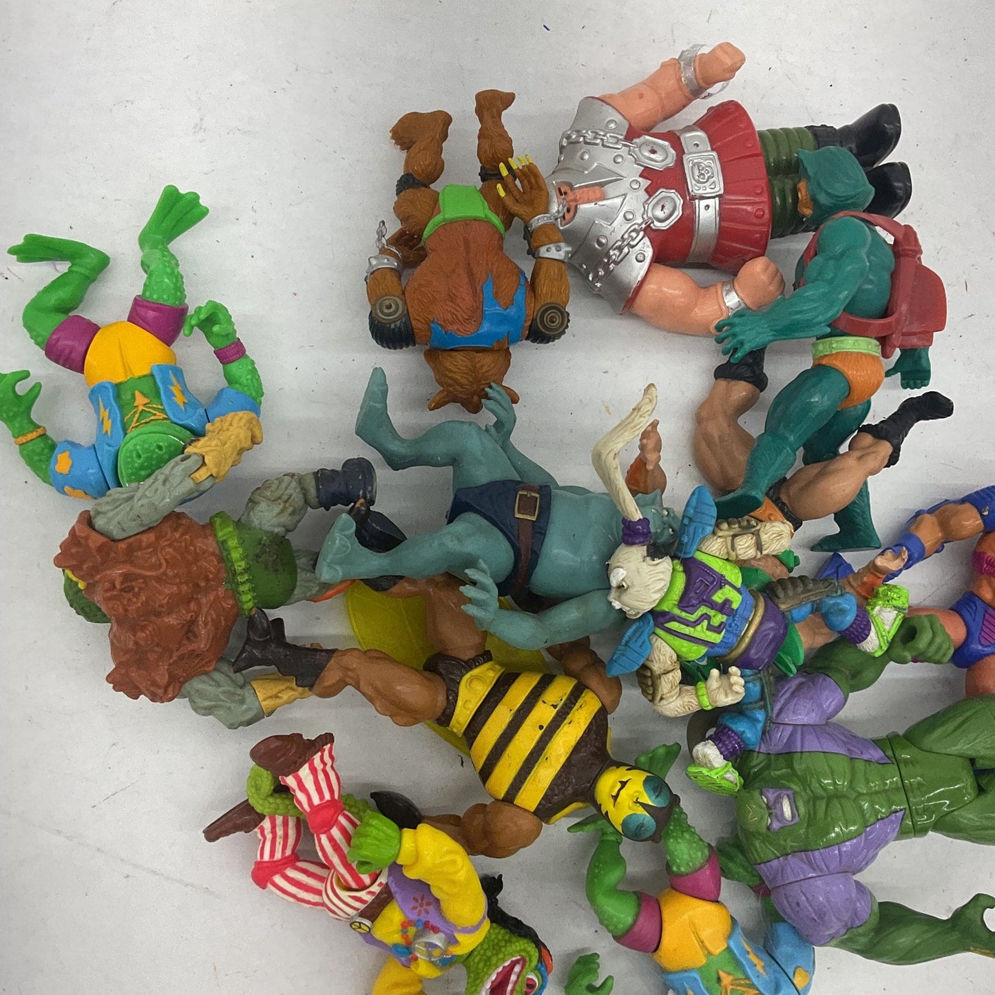 Vintage Preowned Action Figures LOT TMNT MOTU & Others 80s 90s Toys Mix He - Man - Warehouse Toys