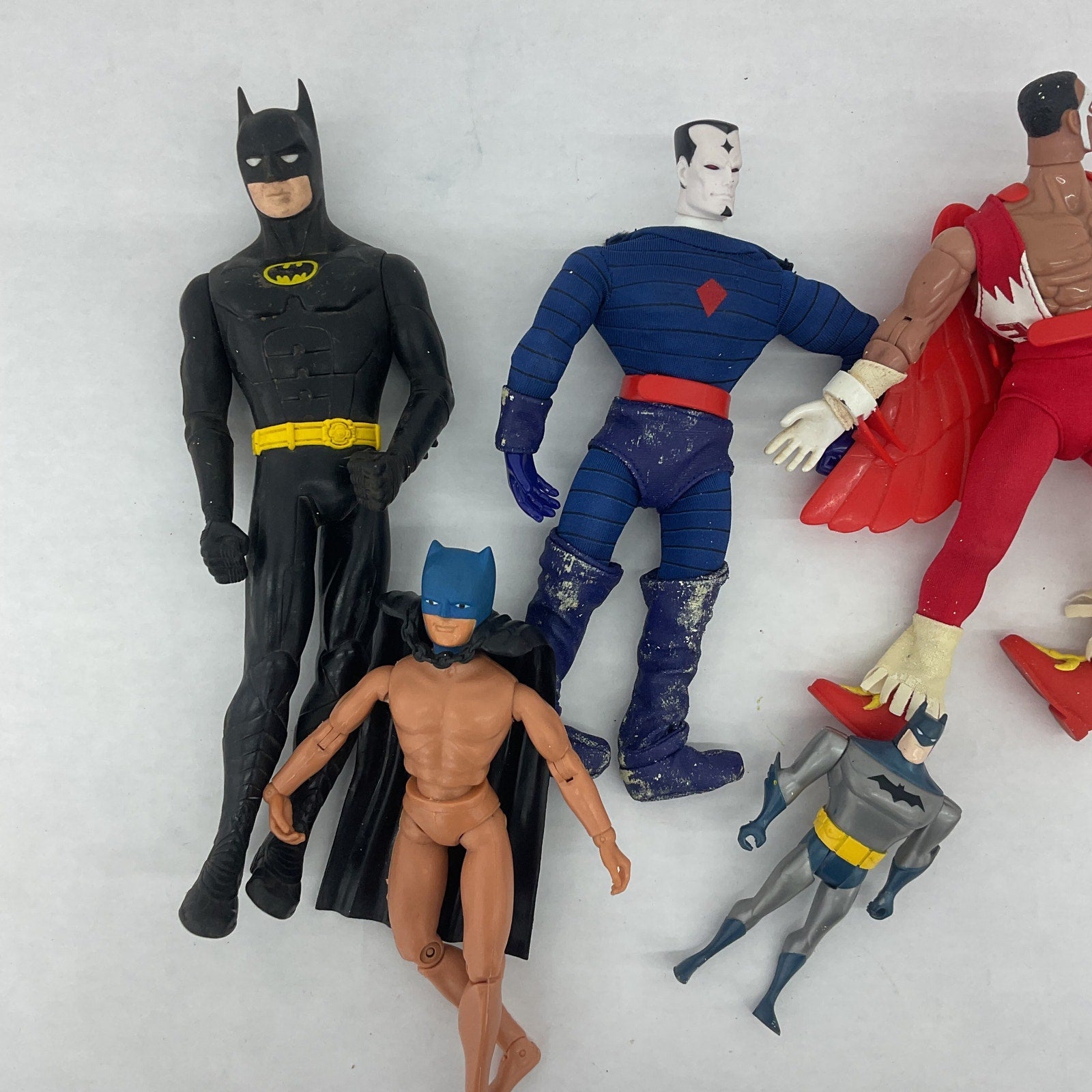 Vintage Preowned Action Figures LOT X - Men Batman & Others 80s 90s Toys Mix DC - Warehouse Toys