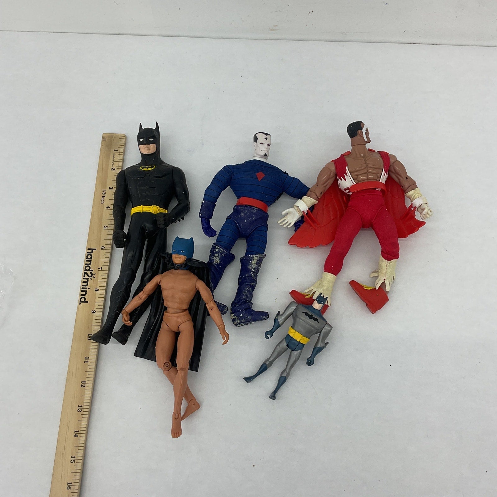 Vintage Preowned Action Figures LOT X - Men Batman & Others 80s 90s Toys Mix DC - Warehouse Toys