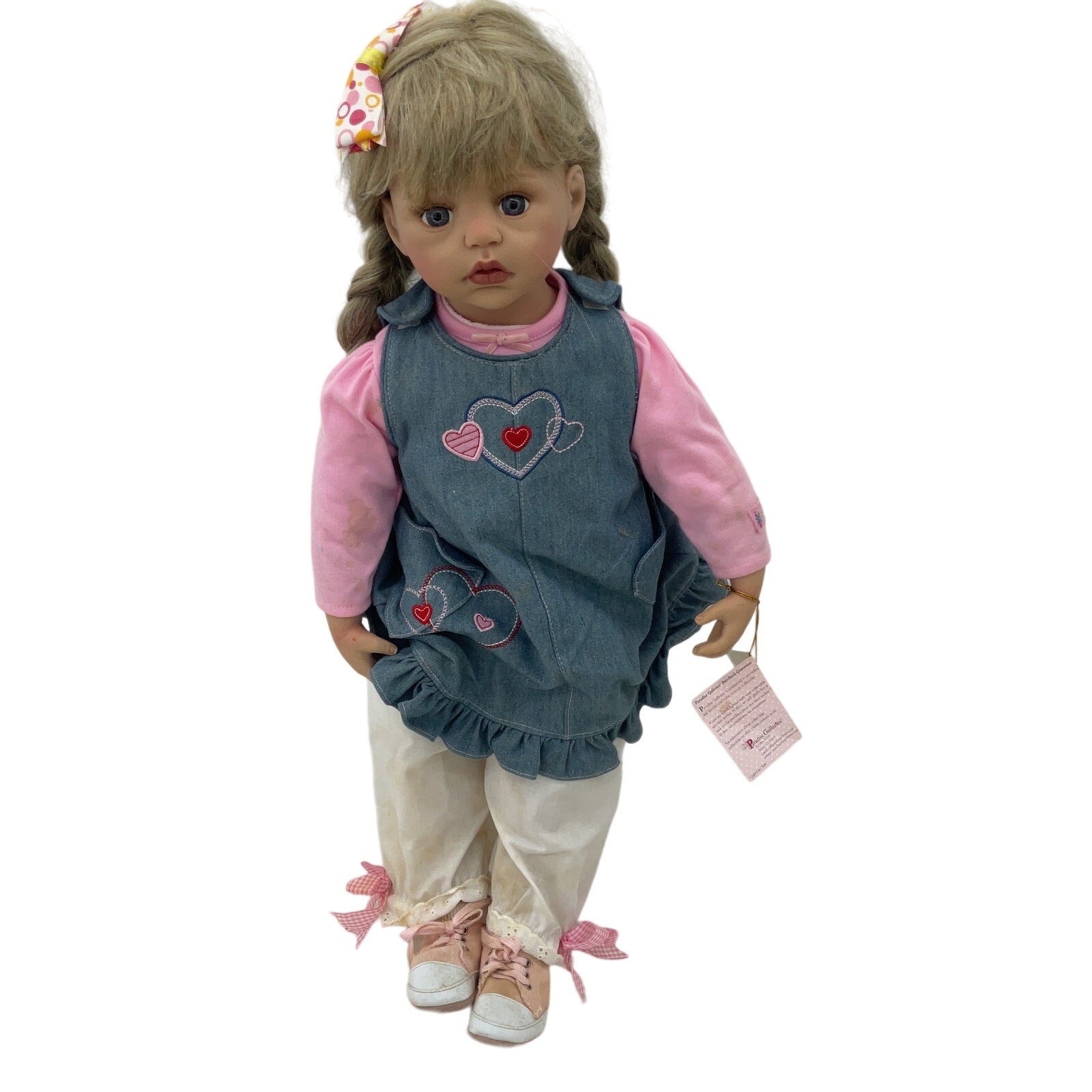 Vintage Preowned Artist Doll Paradise Galleries Caucasian Girl Blue Eyes Blonde - Warehouse Toys