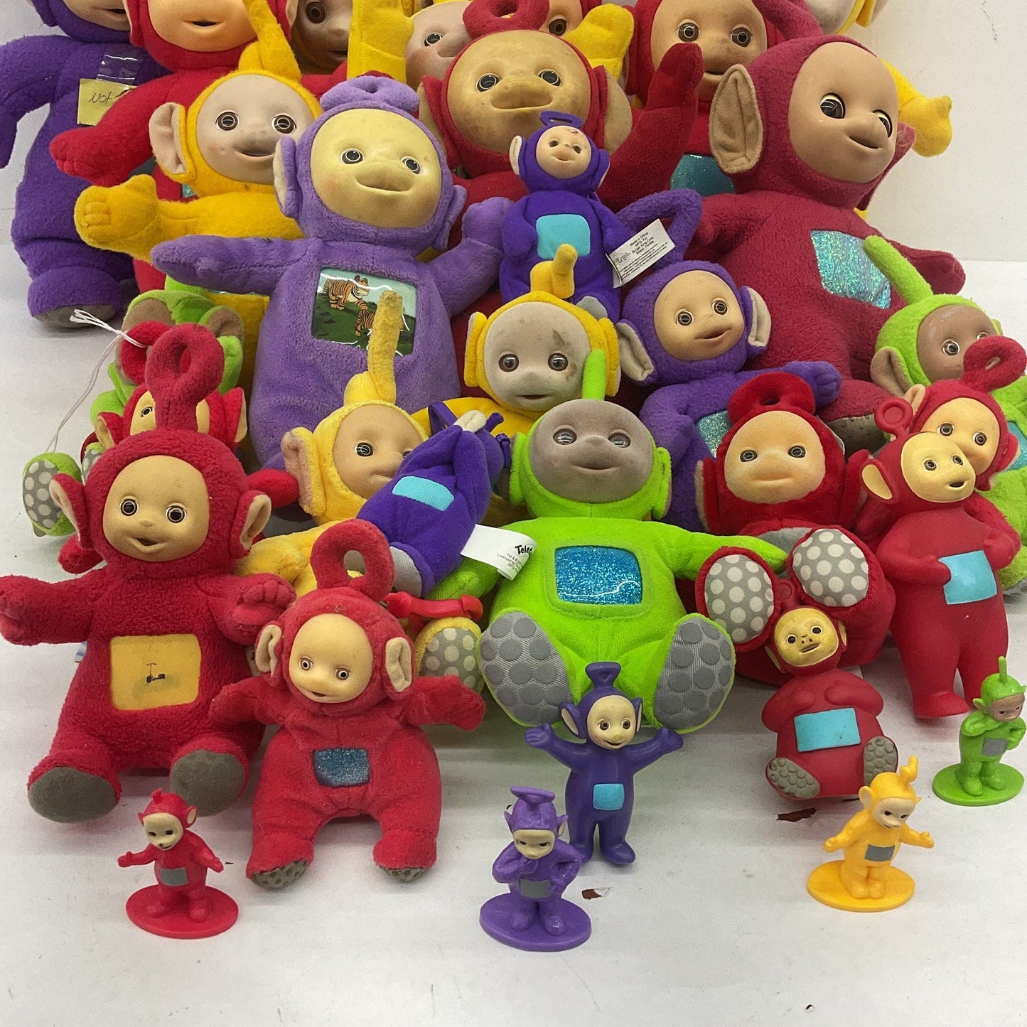 Vintage Preowned LOT 13 lbs Teletubbies Plush Dolls & Toy Figures Tinky Po Laa - Warehouse Toys