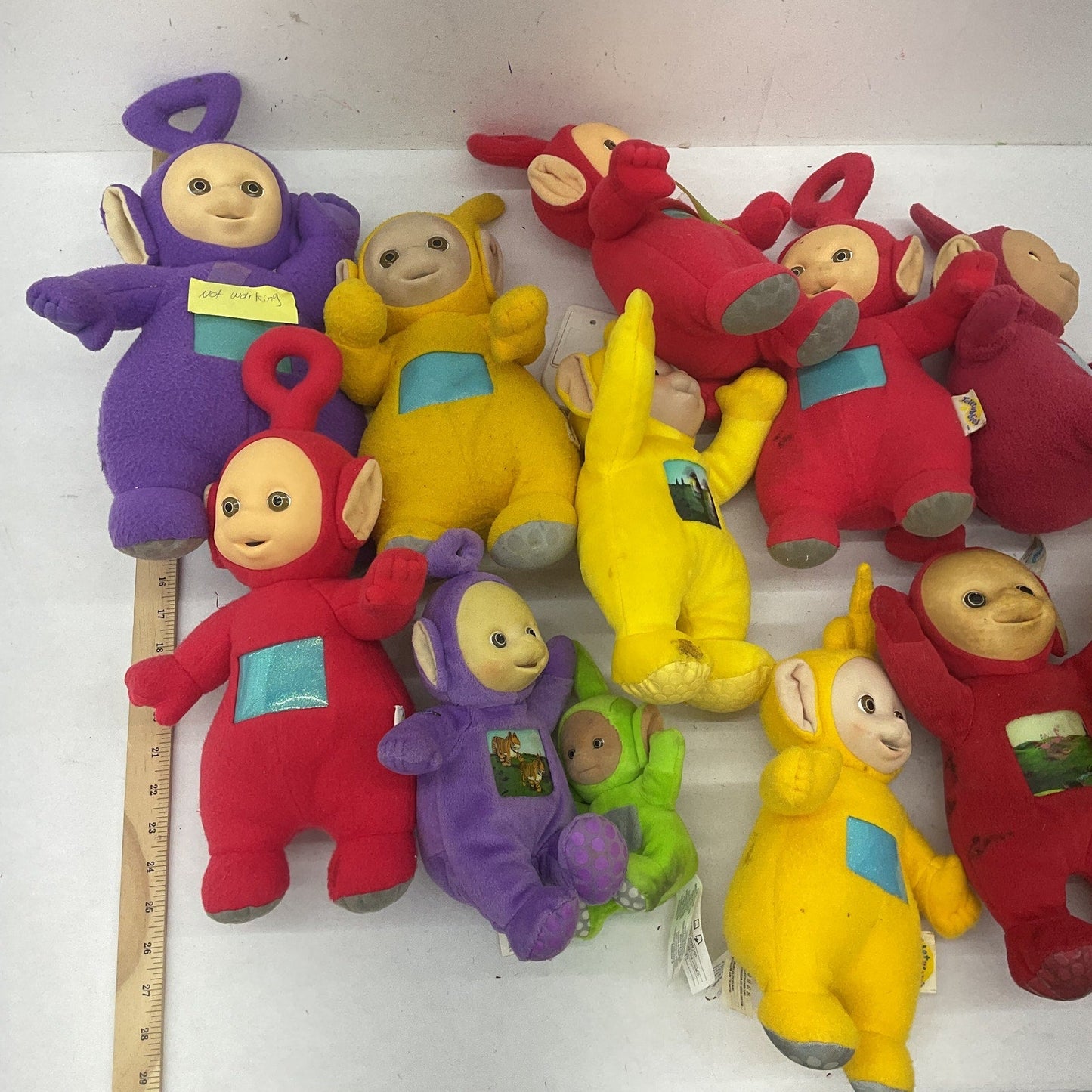 Vintage Preowned LOT 13 lbs Teletubbies Plush Dolls & Toy Figures Tinky Po Laa - Warehouse Toys