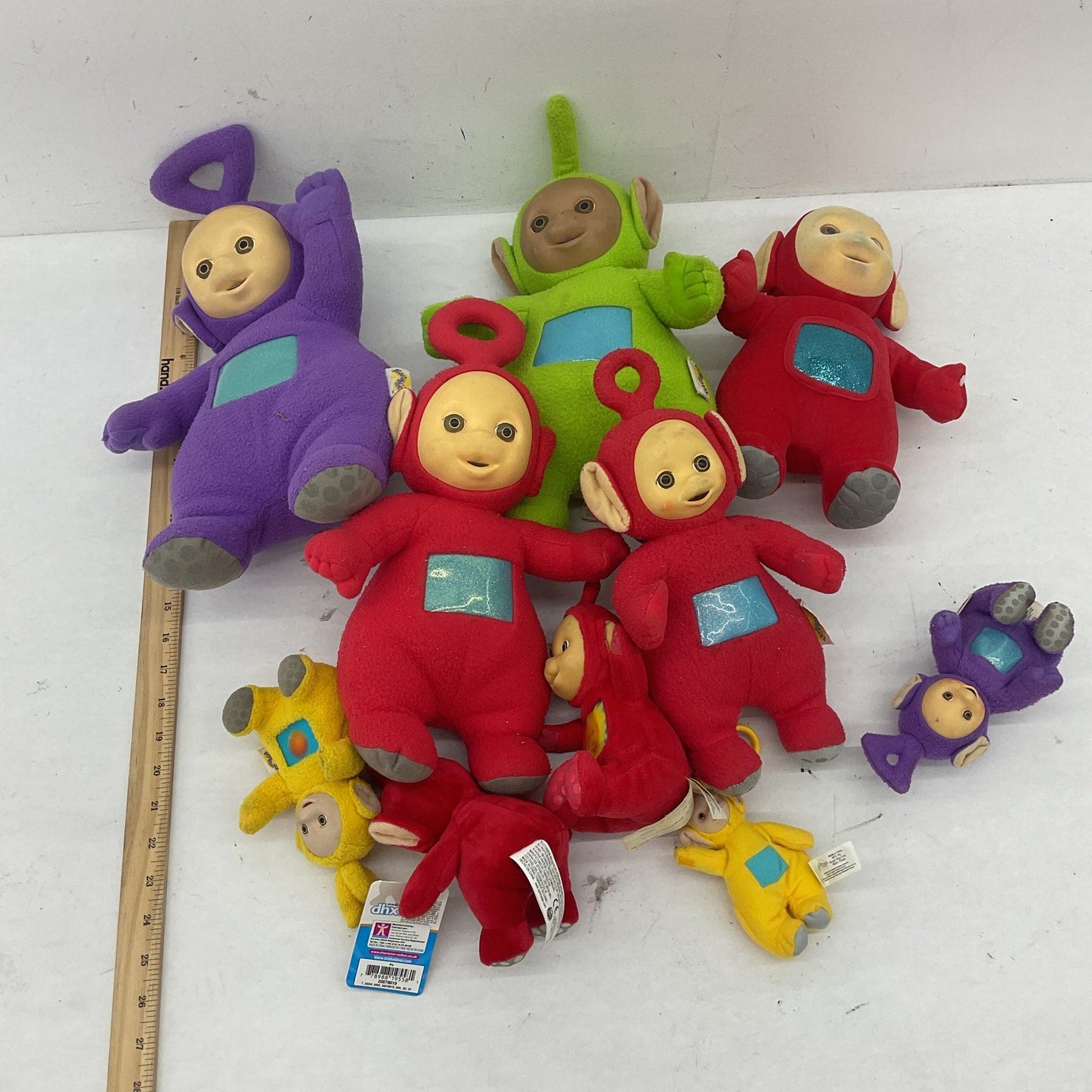 Vintage Preowned LOT 5 lbs Teletubbies Plush Dolls & Toy Figures Dipsy Po Tinky - Warehouse Toys