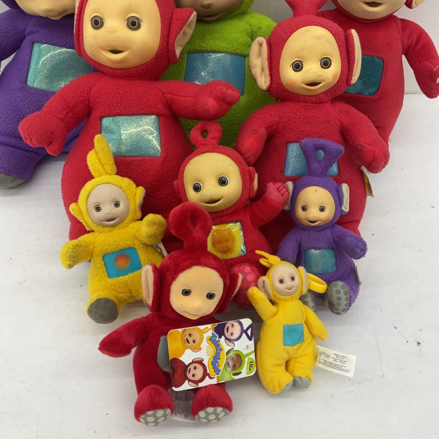 Vintage Preowned LOT 5 lbs Teletubbies Plush Dolls & Toy Figures Dipsy Po Tinky - Warehouse Toys