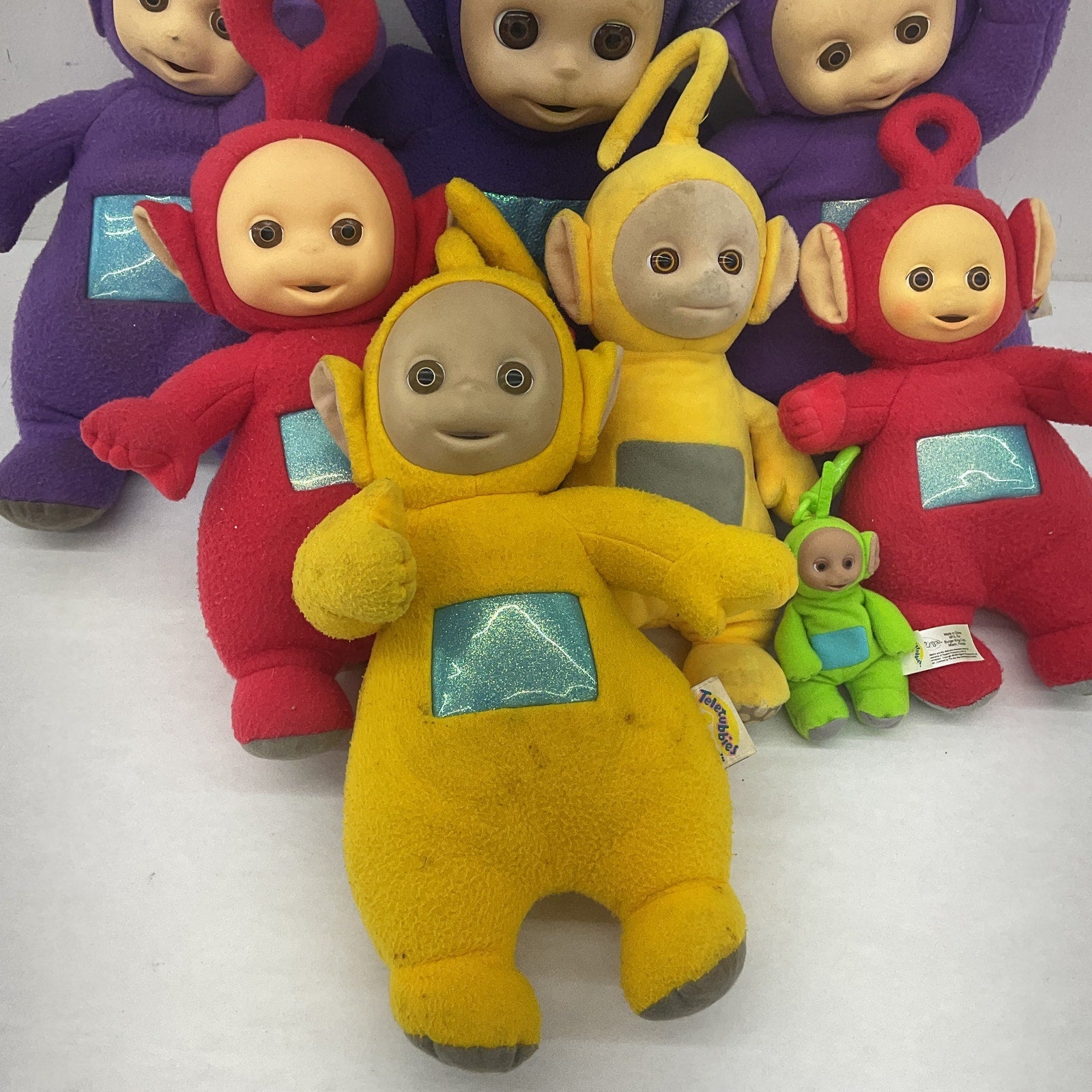 Vintage Preowned LOT 7 lbs Teletubbies Plush Dolls & Toy Figures Laa Laa Tinky - Warehouse Toys