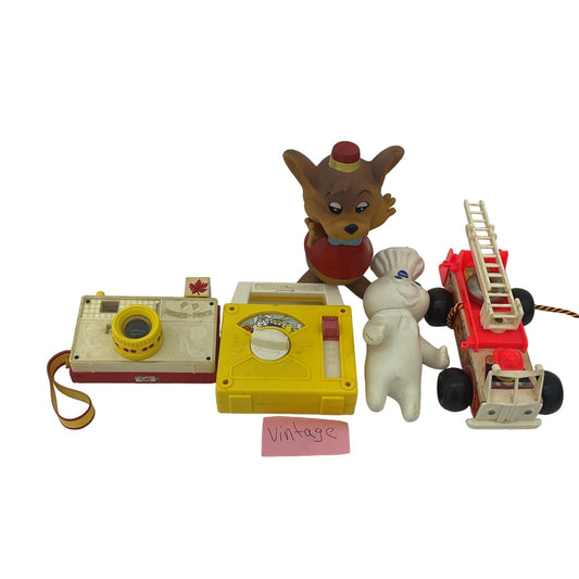 Vintage Preowned LOT Classic Toys Disney Bongo Bear Figure Fisher Price Camera - Warehouse Toys