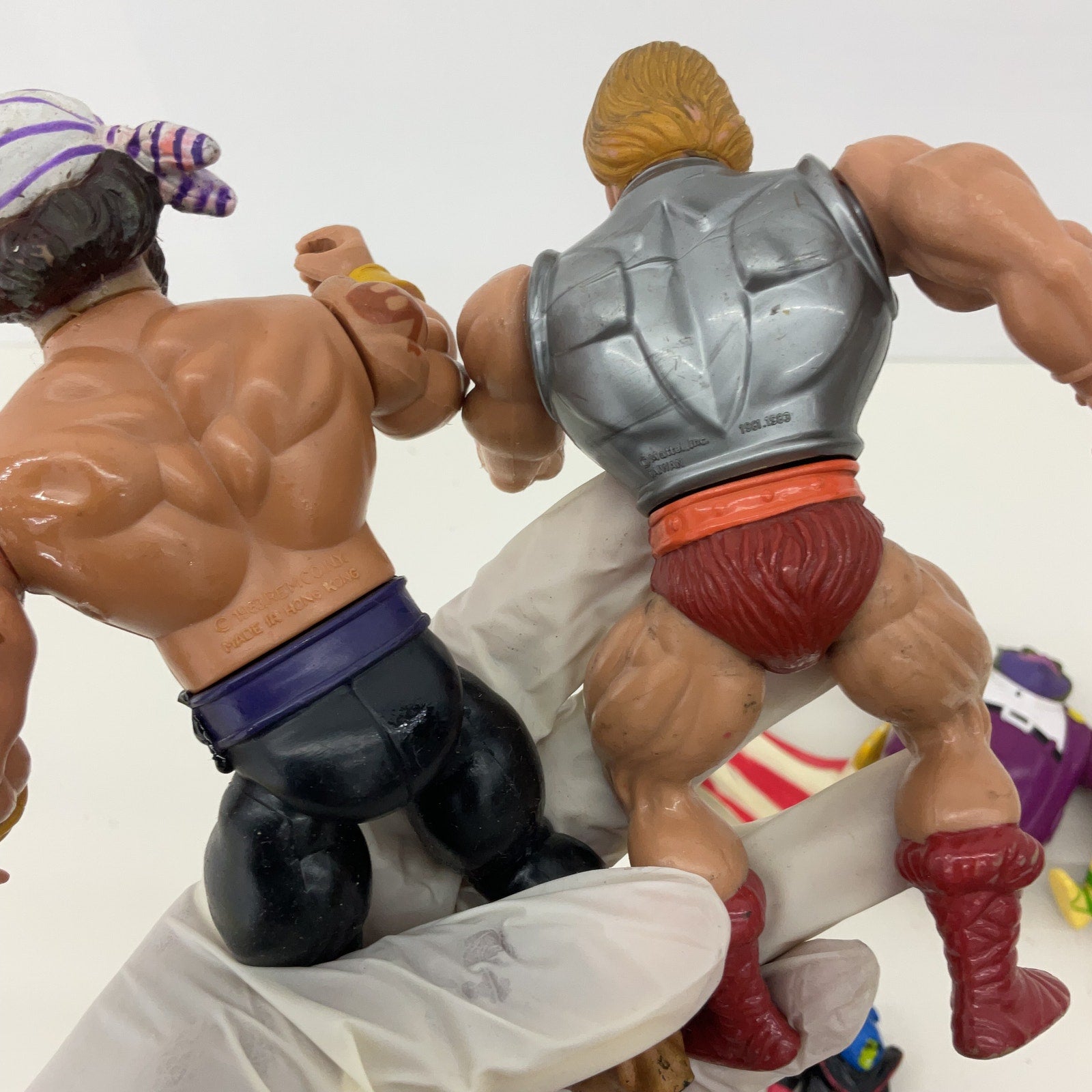 Vintage Random Loose Mix Action Figures MOTU Space Jam Hercules Yu Gi Oh Digimon - Warehouse Toys