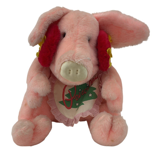 Vintage Rich's Priscilla Pink Pig Large Plush Doll - Warehouse Toys