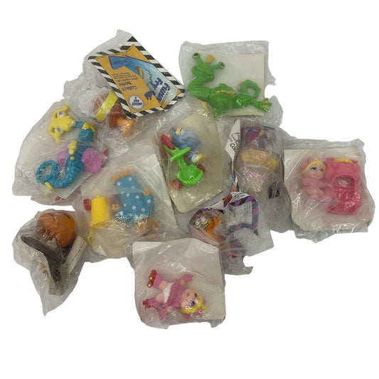 Vintage Sealed New LOT McDonald's Happy Meal Toys Muppet Babies Mixem Up Monster - Warehouse Toys