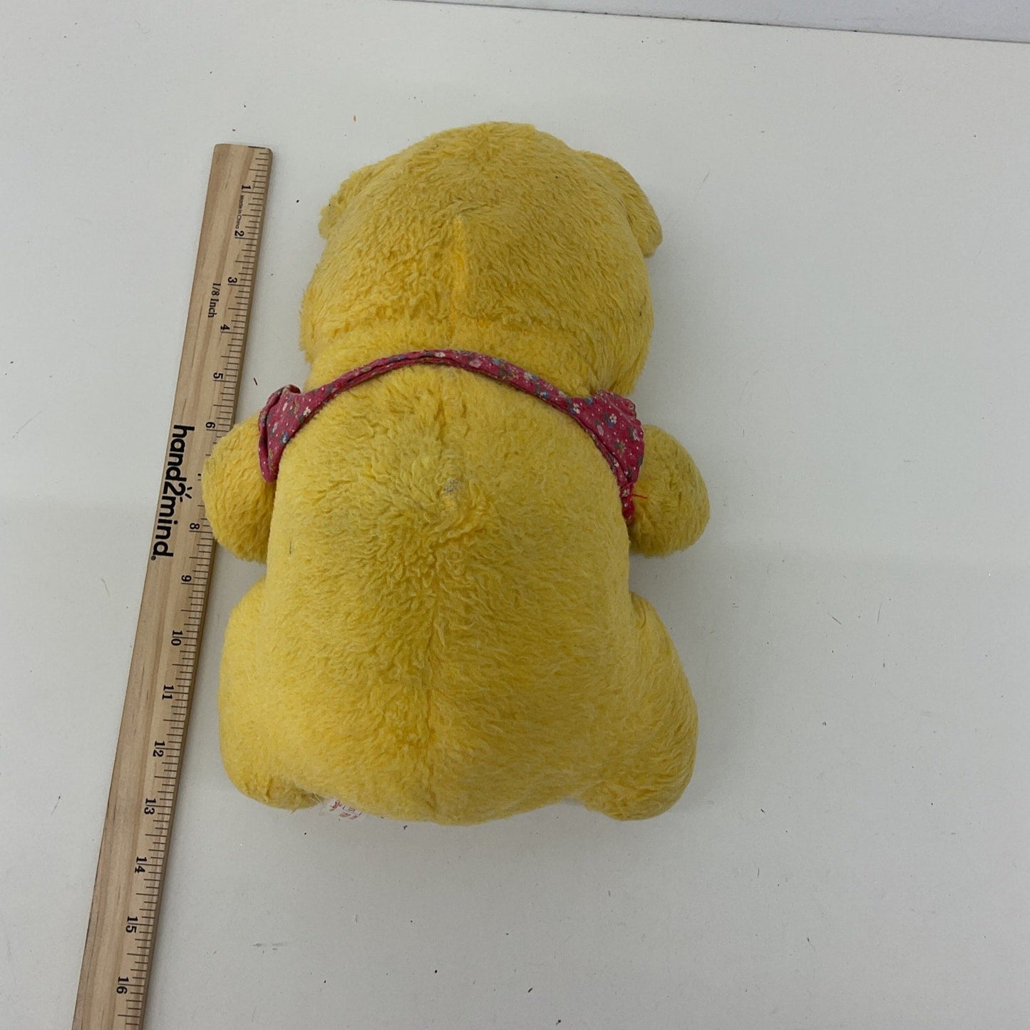 Vintage Sears Disney Winnie the Pooh Yellow Teddy Bear Plush Doll Stuffed - Warehouse Toys