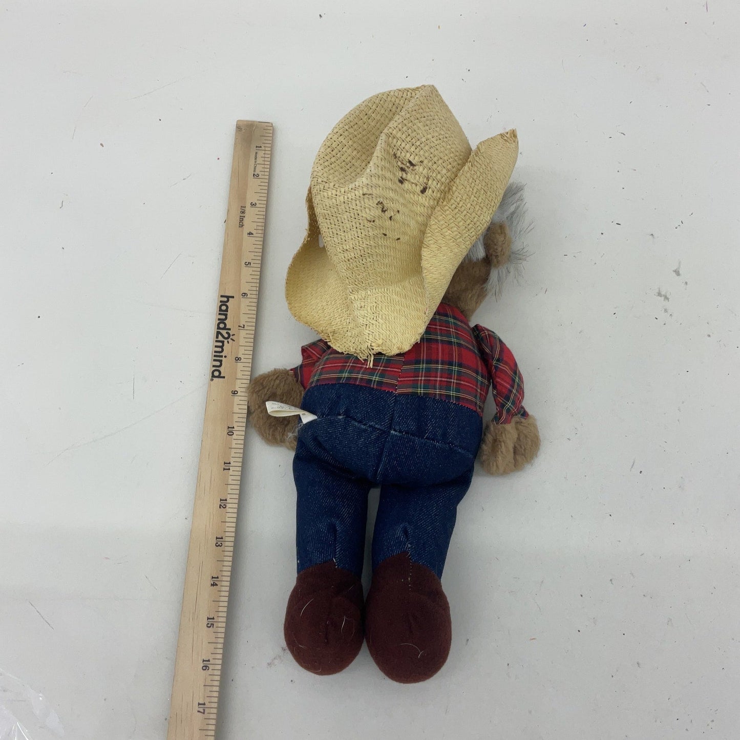 Vintage Shotgun Red Hee Haw Country Plush Doll in Hat Stuffed Animal - Warehouse Toys