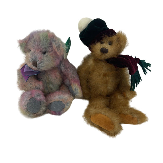 Vintage Teddy Bear Plush Dolls Russ Berrie Mayberry Fuzzy Soft Cuddly - Warehouse Toys