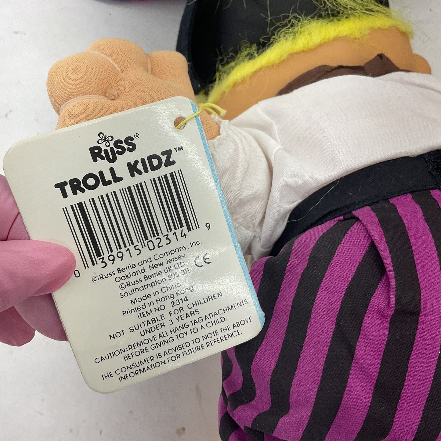 Vintage Treasure Troll Dolls Russ Berrie & Others LOT 5 lbs Trollkins Backpack - Warehouse Toys