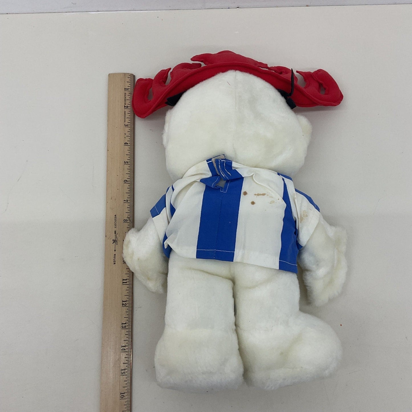 Vintage Trudy White Blue Red Hawaiian Punch Mascot Plush Doll - Warehouse Toys